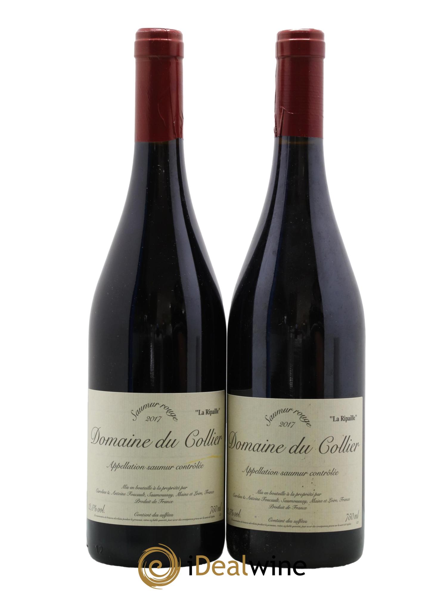 Saumur La Ripaille Domaine du Collier 2017 - Lot de 2 bouteilles - 0