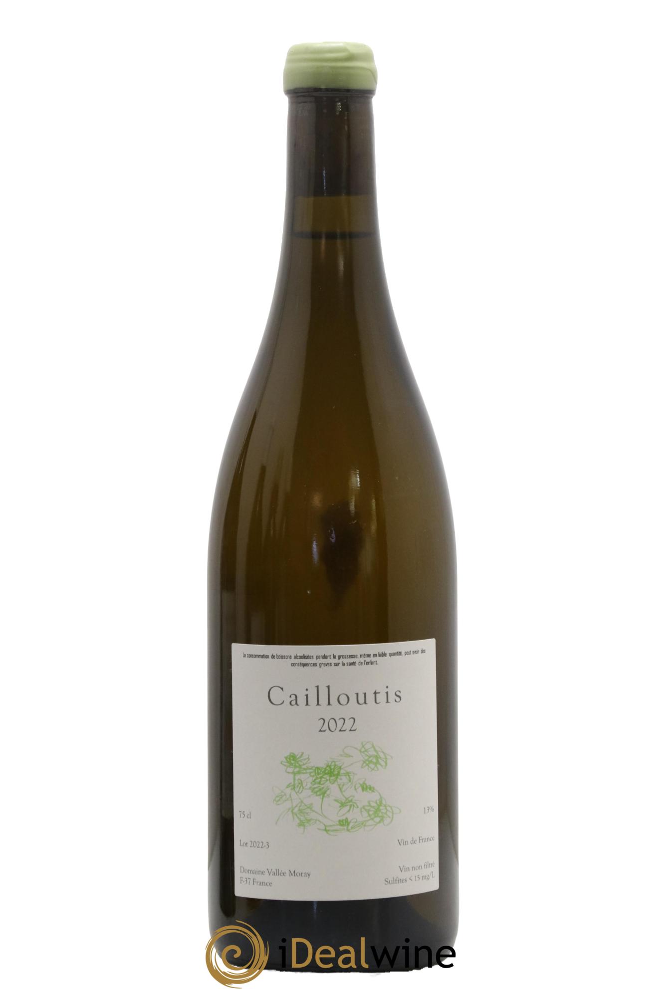 Vin de France Cailloutis Domaine Vallée Moray 2022 - Lot de 1 bouteille - 0
