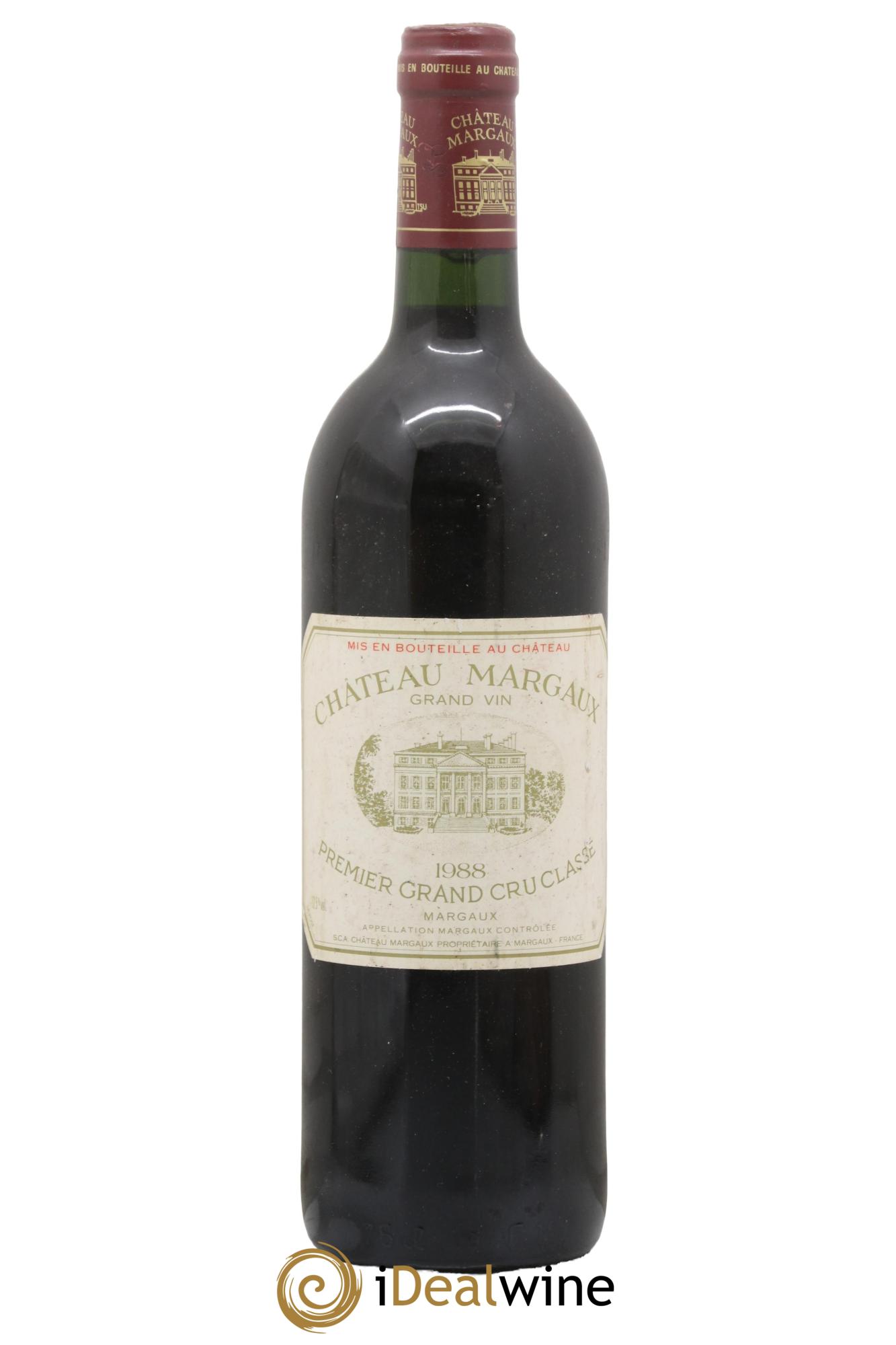 Château Margaux 1er Grand Cru Classé 1988 - Lot de 1 bouteille - 0