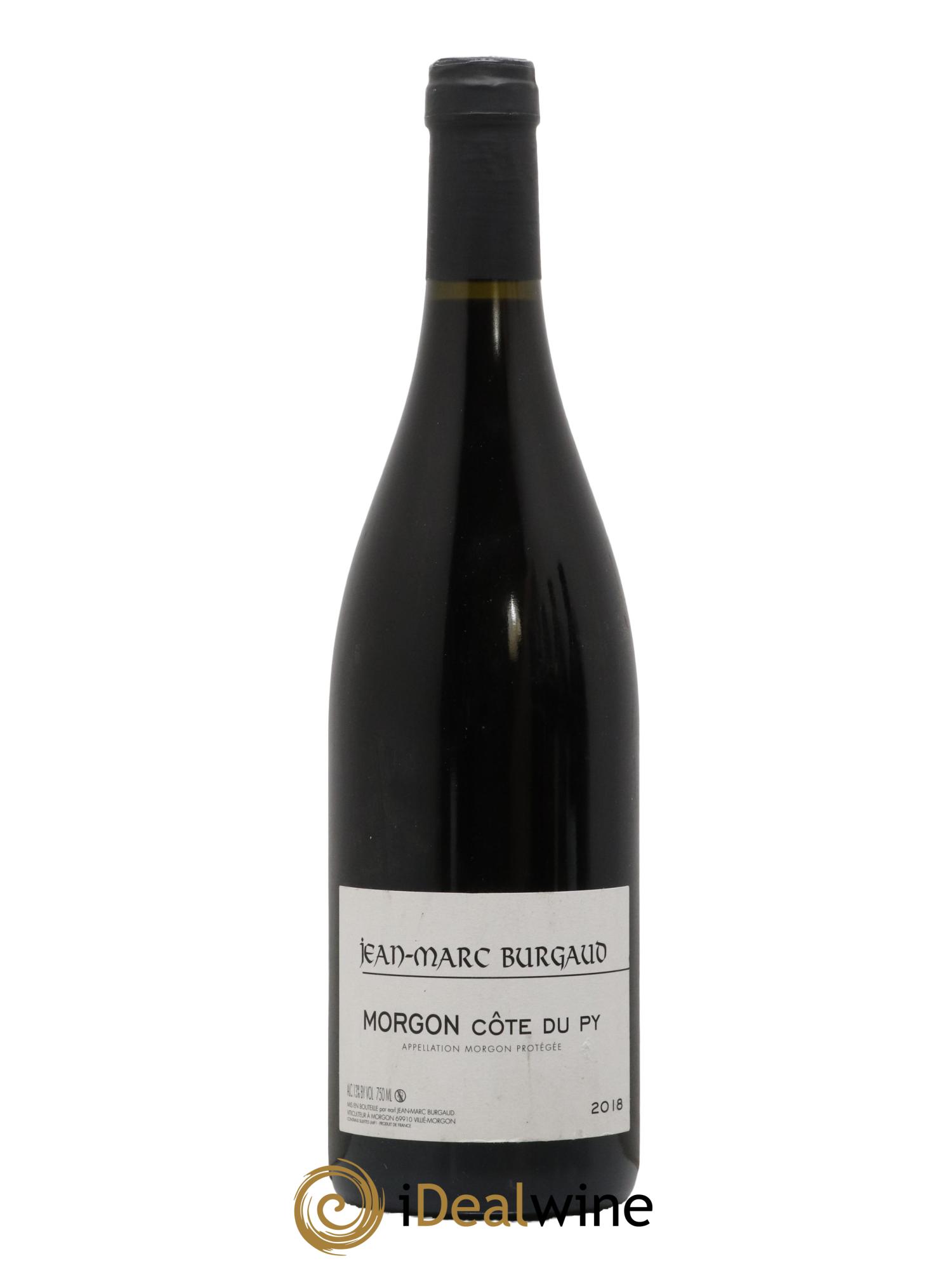 Morgon Côte du Py Jean-Marc Burgaud (Domaine) 2018 - Lot de 1 bouteille - 0