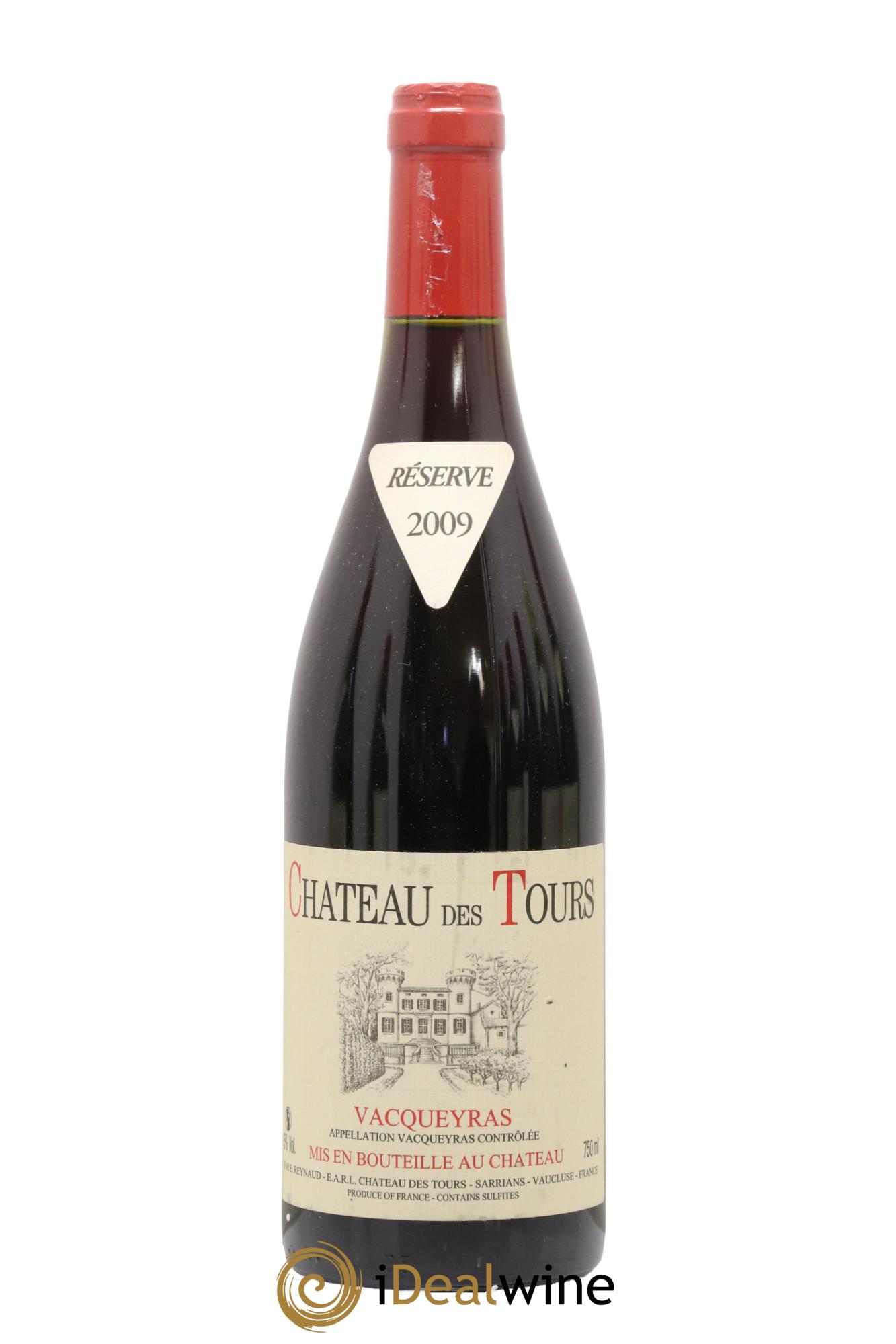 Vacqueyras Château des Tours Emmanuel Reynaud 2009 - Lot de 1 bouteille - 0