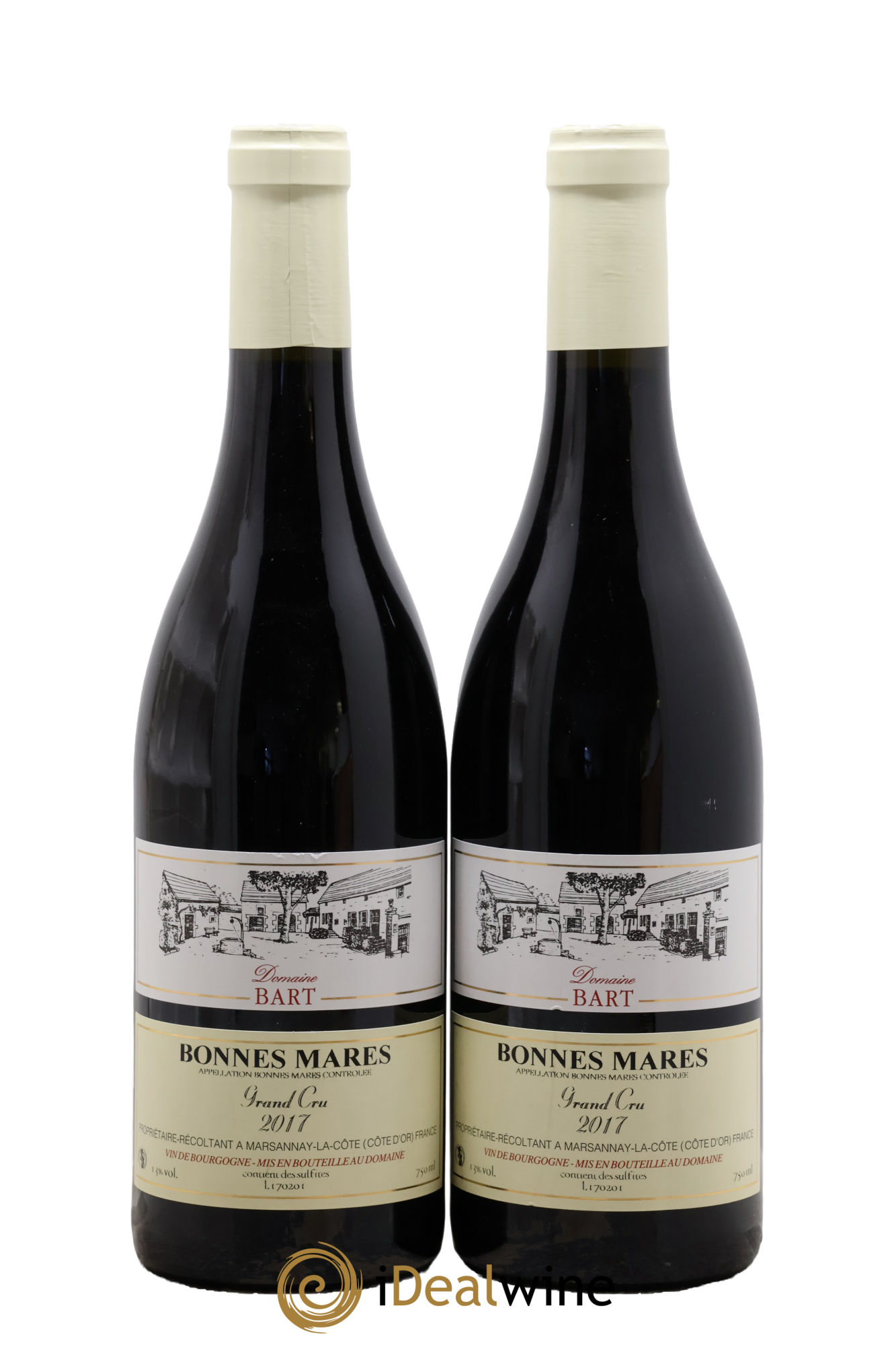 Bonnes-Mares Grand Cru Bart (Domaine) 2017 - Posten von 2 Flaschen - 0