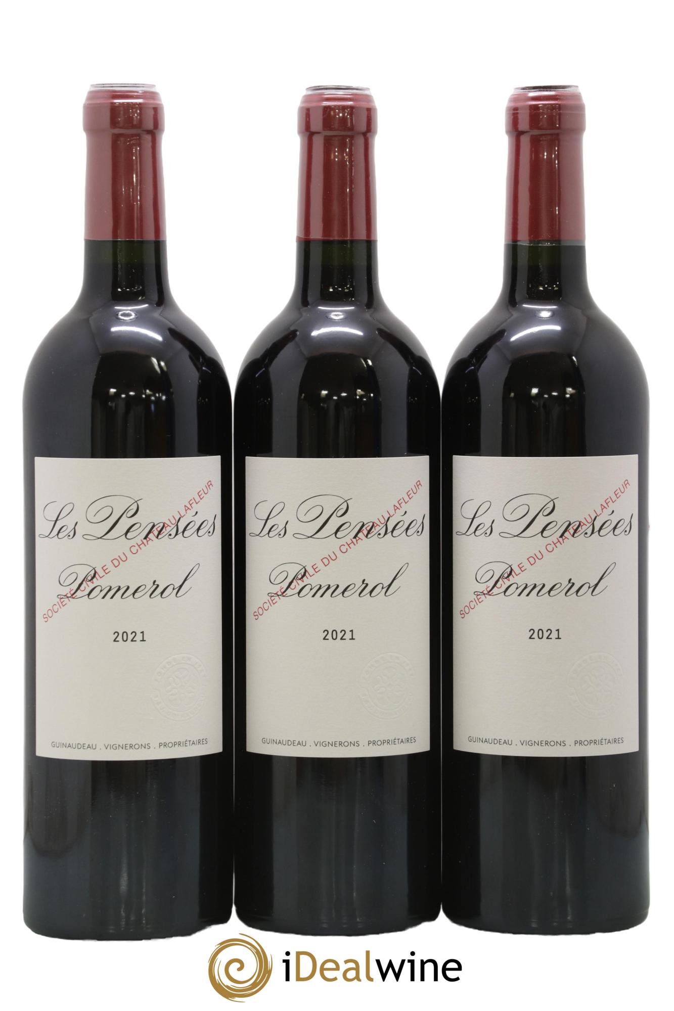 Pensées de Lafleur Second Vin  2021 - Lot of 6 bottles - 3