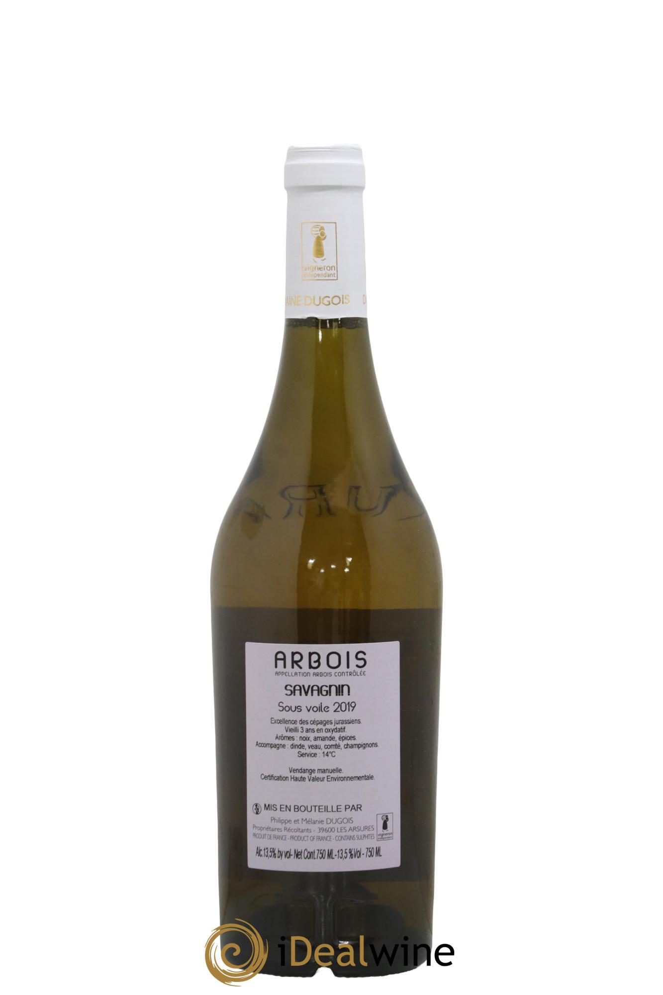 Arbois Savagnin Sous Voile Domaine Dugois 2019 - Posten von 1 Flasche - 1