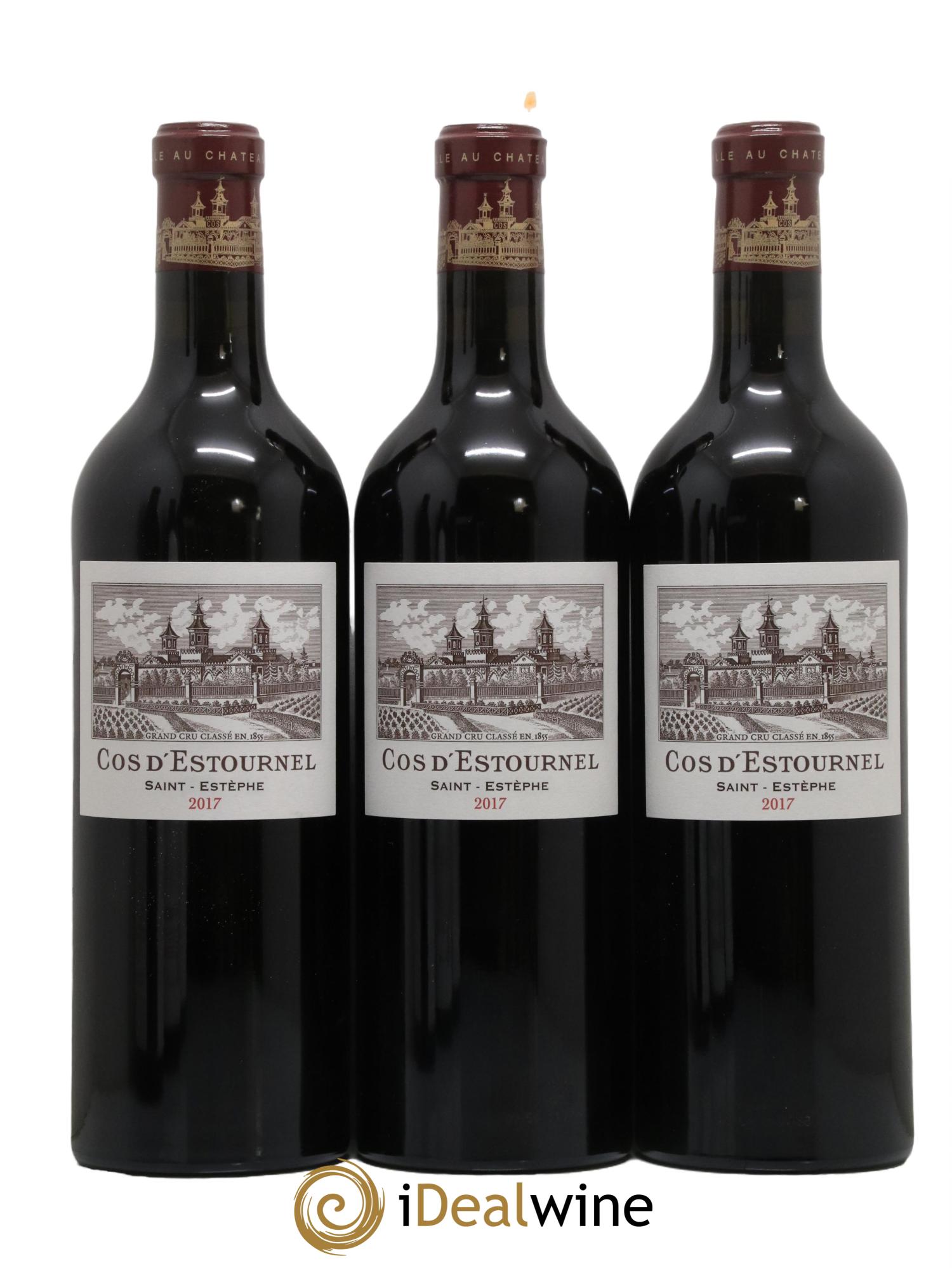 Cos d'Estournel 2ème Grand Cru Classé 2017 - Lot de 3 bouteilles - 0