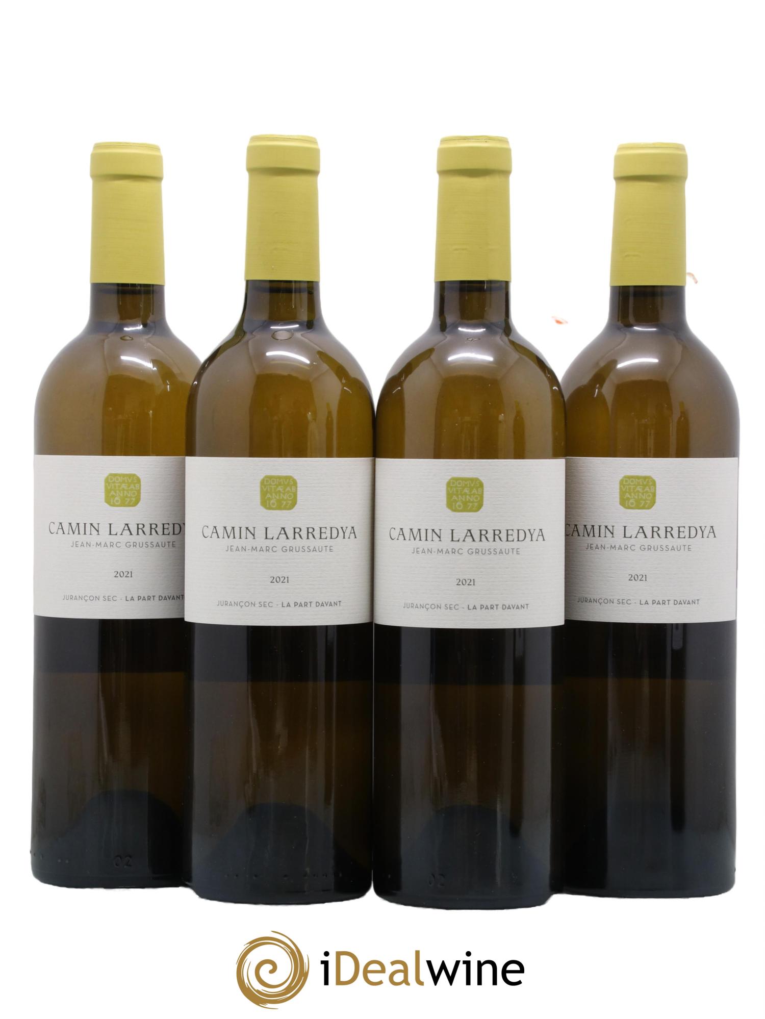 Jurançon Sec La Part Davant Camin Larredya 2021 - Lot de 4 bouteilles - 0