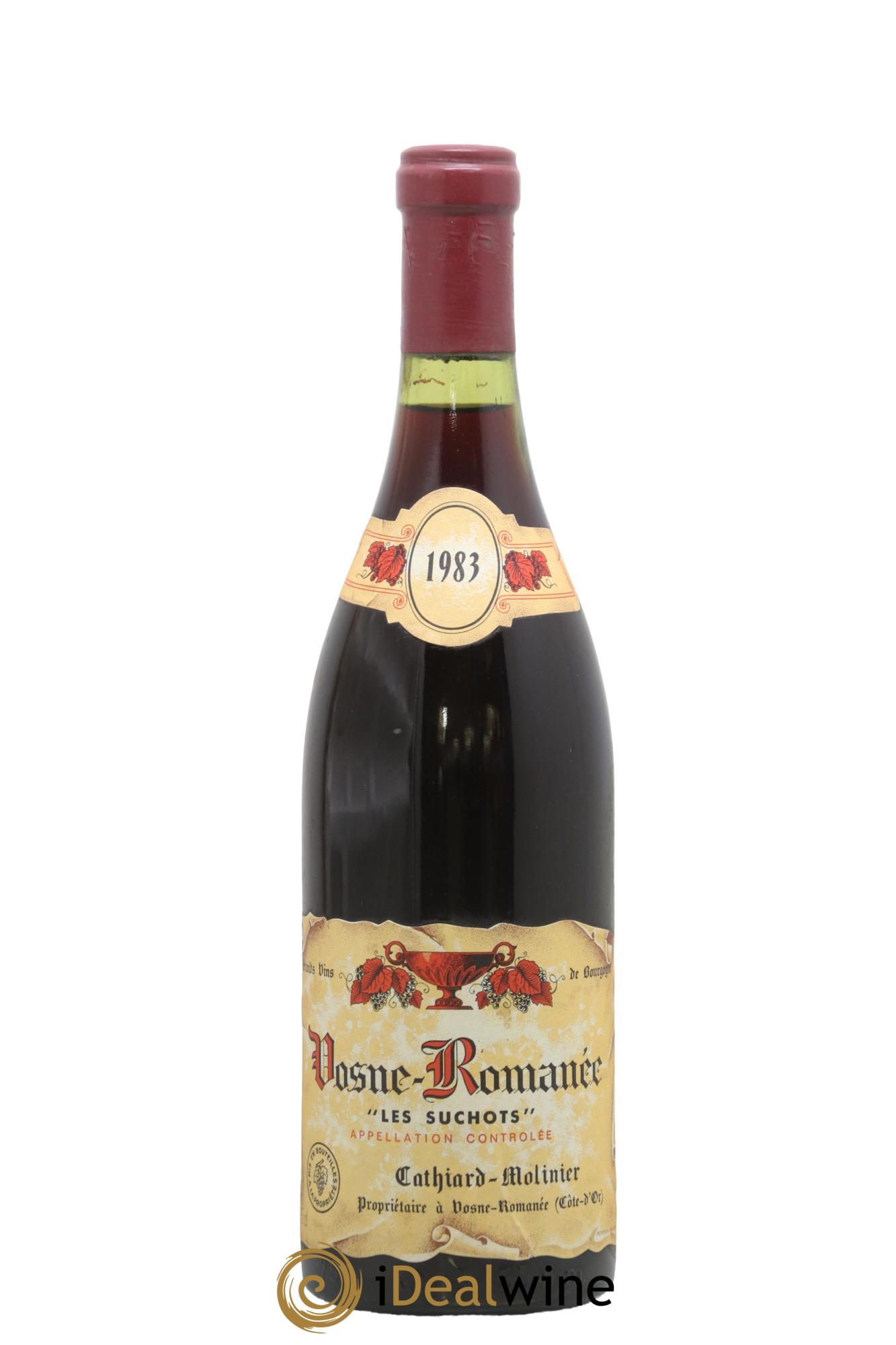 Vosne-Romanée 1er Cru Les Suchots Cathiard-Molinier 1983 - Lot de 1 bouteille - 0