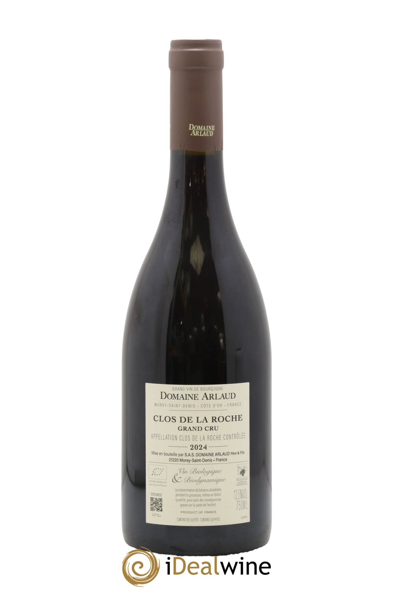Clos de la Roche Grand Cru Arlaud 2024 - Lot de 1 bouteille - 1
