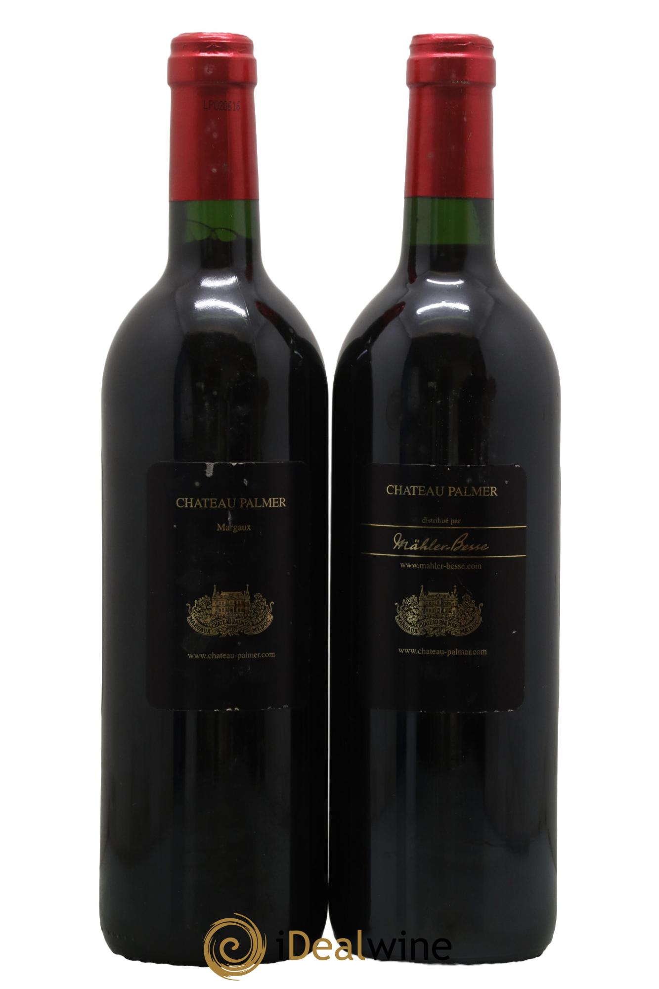 Château Palmer 3ème Grand Cru Classé 2002 - Lot de 2 bouteilles - 1
