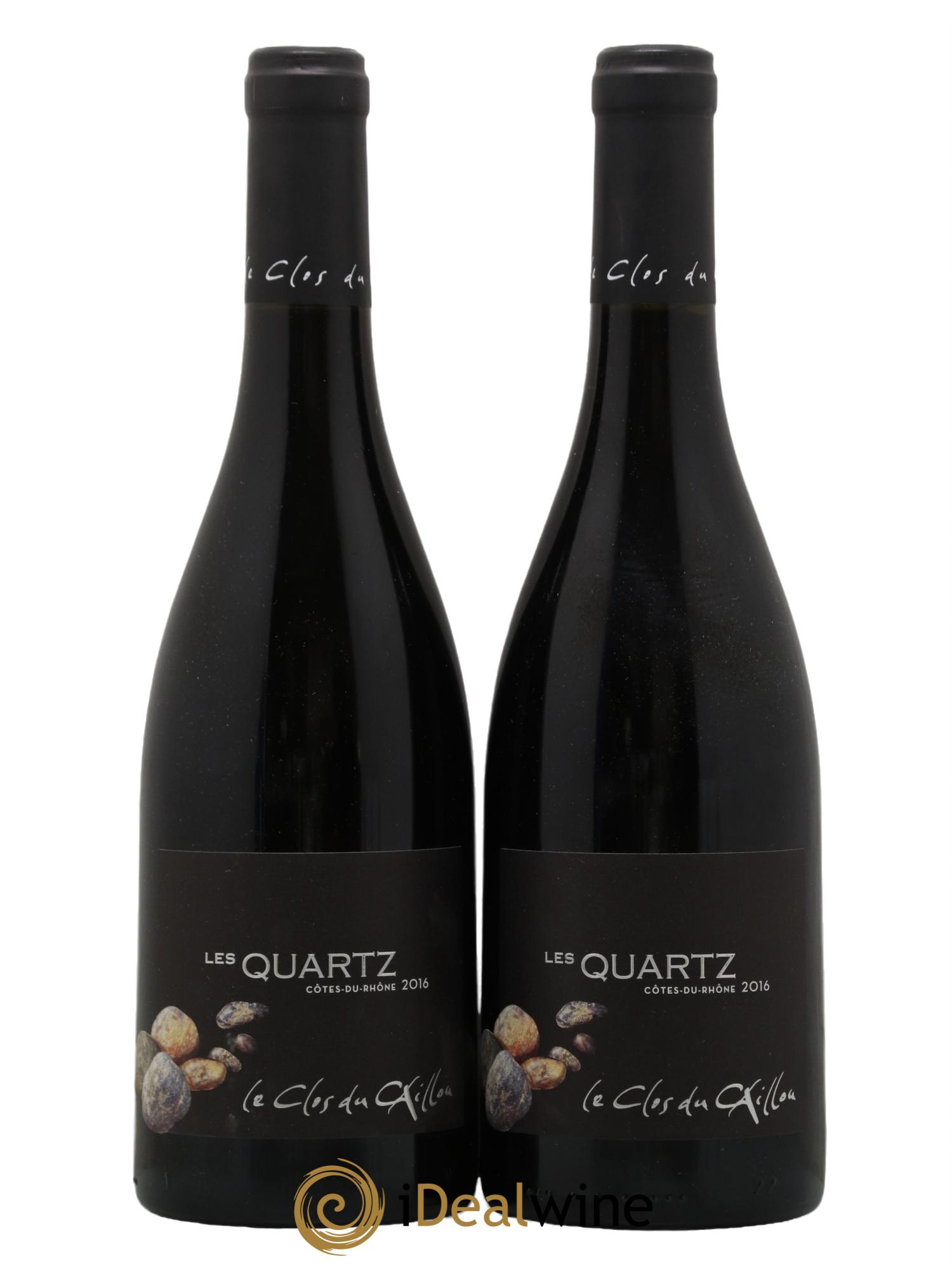 Côtes-du-Rhône Les Quartz Domaine Clos Caillou 2016 - Lot de 2 bouteilles - 0