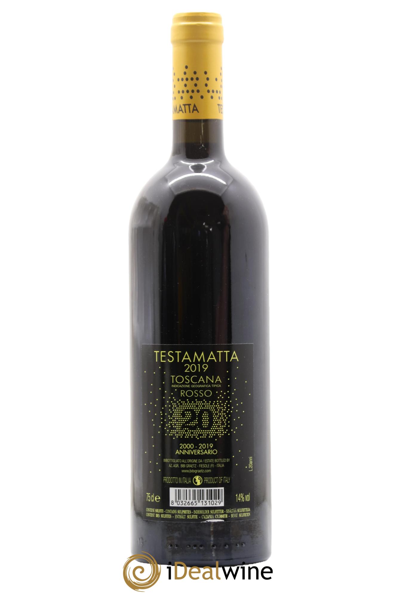 Toscana IGT Testamatta Bibi Graetz 2019 - Posten von 1 Flasche - 1