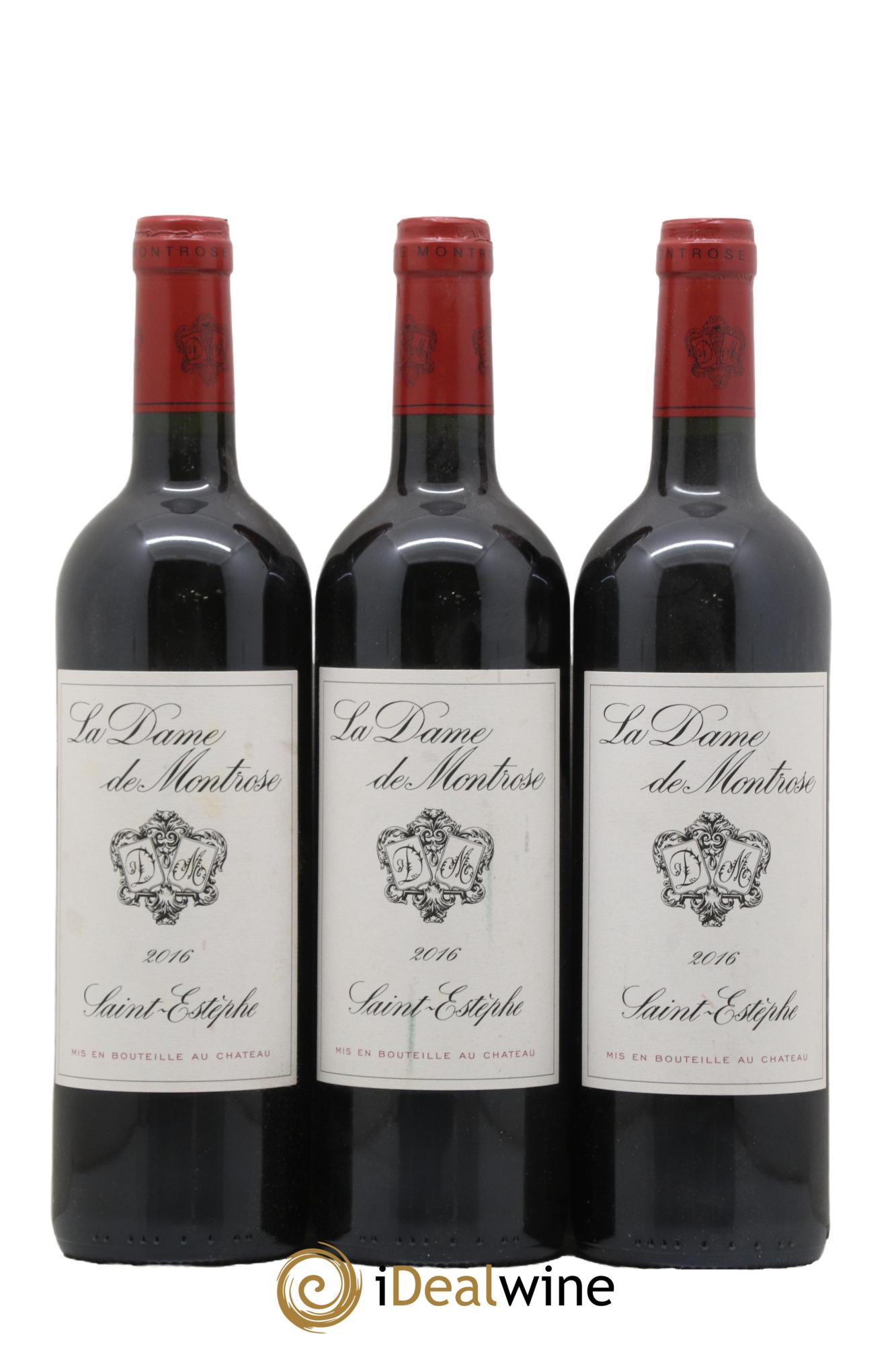 La Dame de Montrose Second Vin 2016 - Lotto di 3 bottiglie - 0