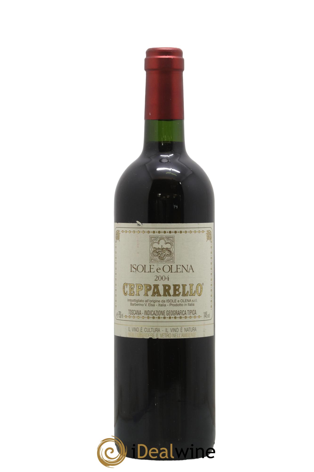 Toscana IGT Cepparello Isole e olena 2004 - Lot de 1 bouteille - 0