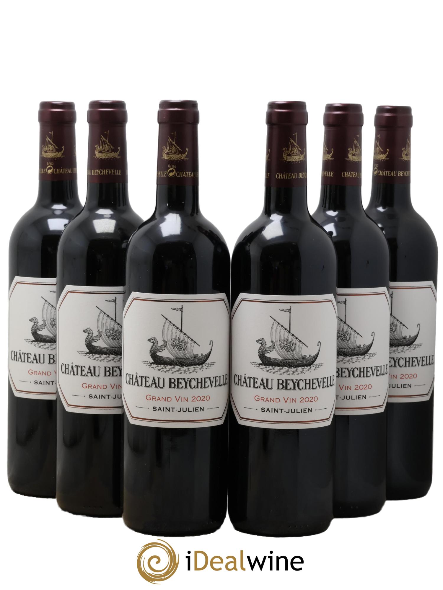 Château Beychevelle 4ème Grand Cru Classé 2020 - Lot de 6 bouteilles - 0