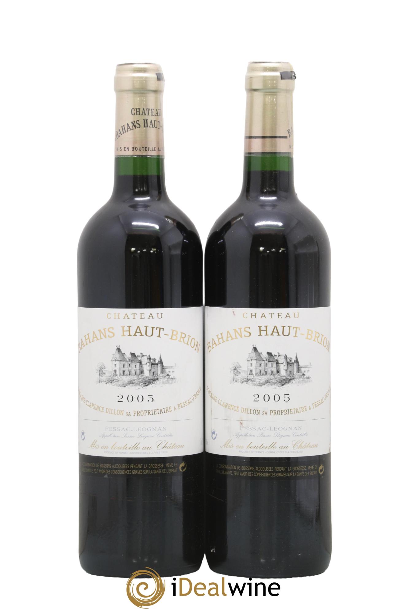 Clarence (Bahans) de Haut-Brion Second Vin 2005 - Lot de 2 bouteilles - 0