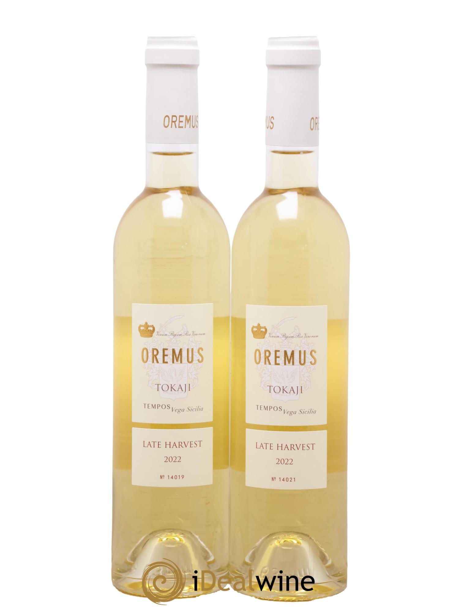 Tokaji Late Harvest Oremus 2022 - Lot of 2 500ml formats - 0
