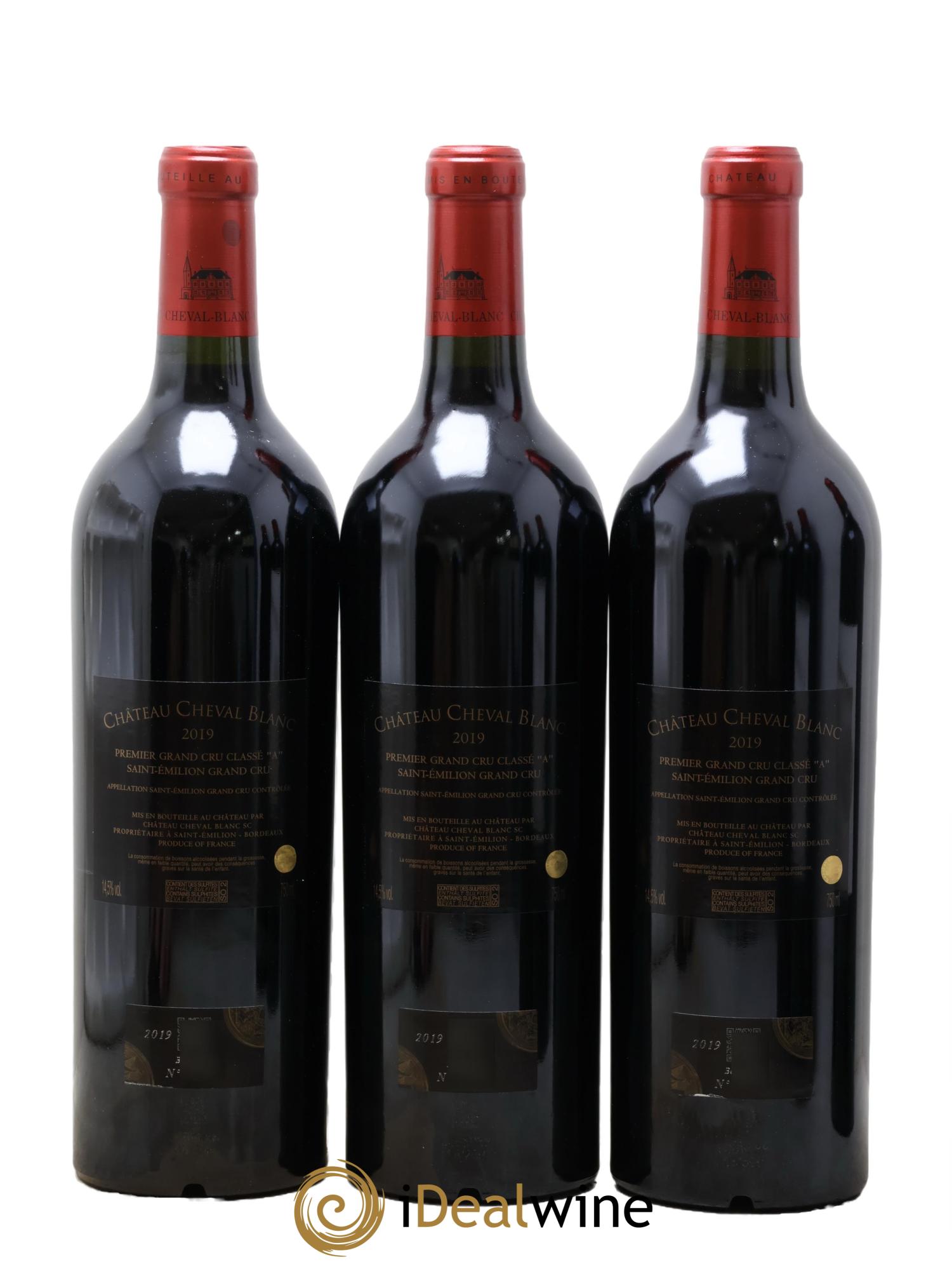 Château Cheval Blanc 1er Grand Cru Classé A 2019 - Lot de 6 bouteilles - 2