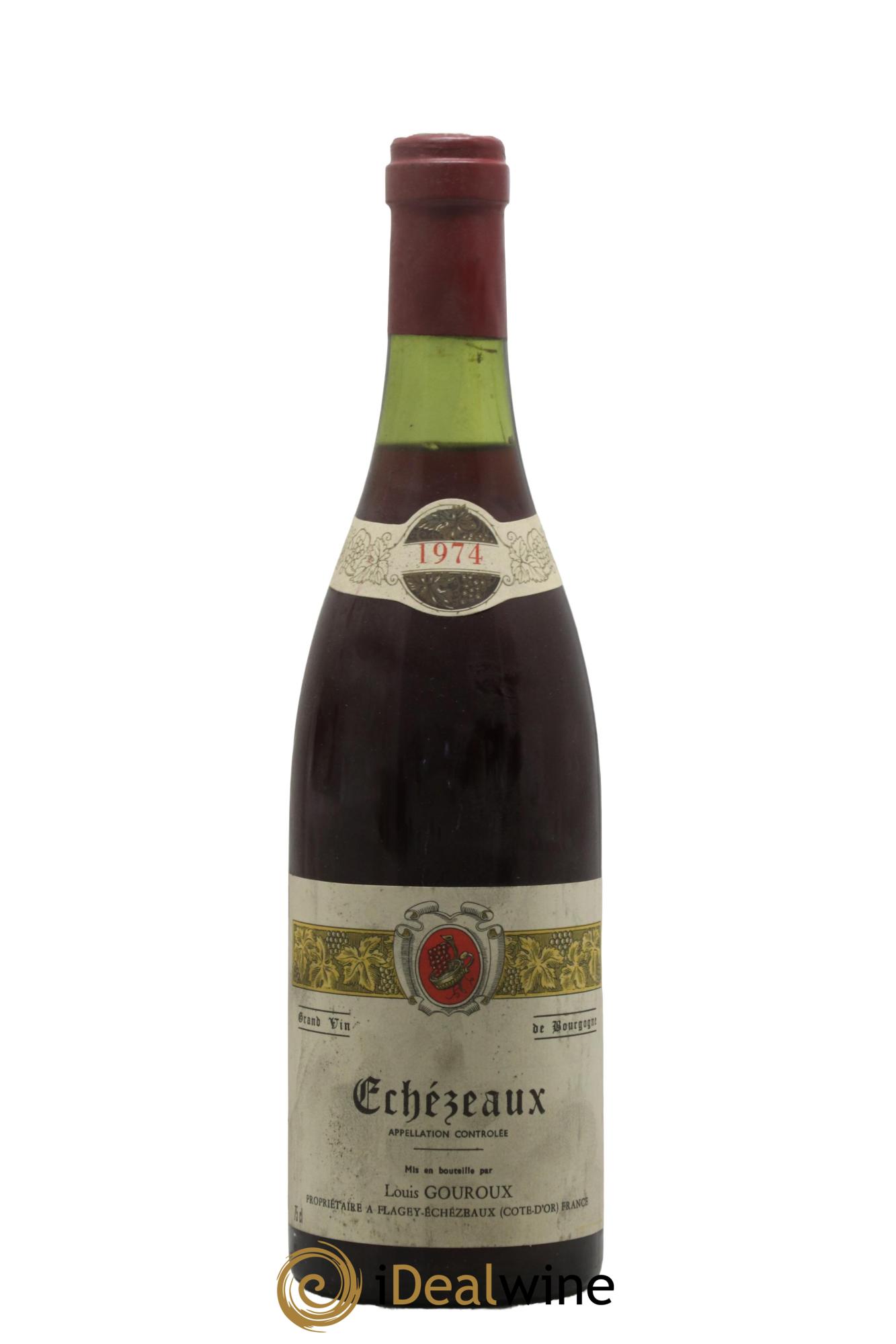 Echezeaux Grand Cru Louis Gouroux 1974 - Lot de 1 bouteille - 0