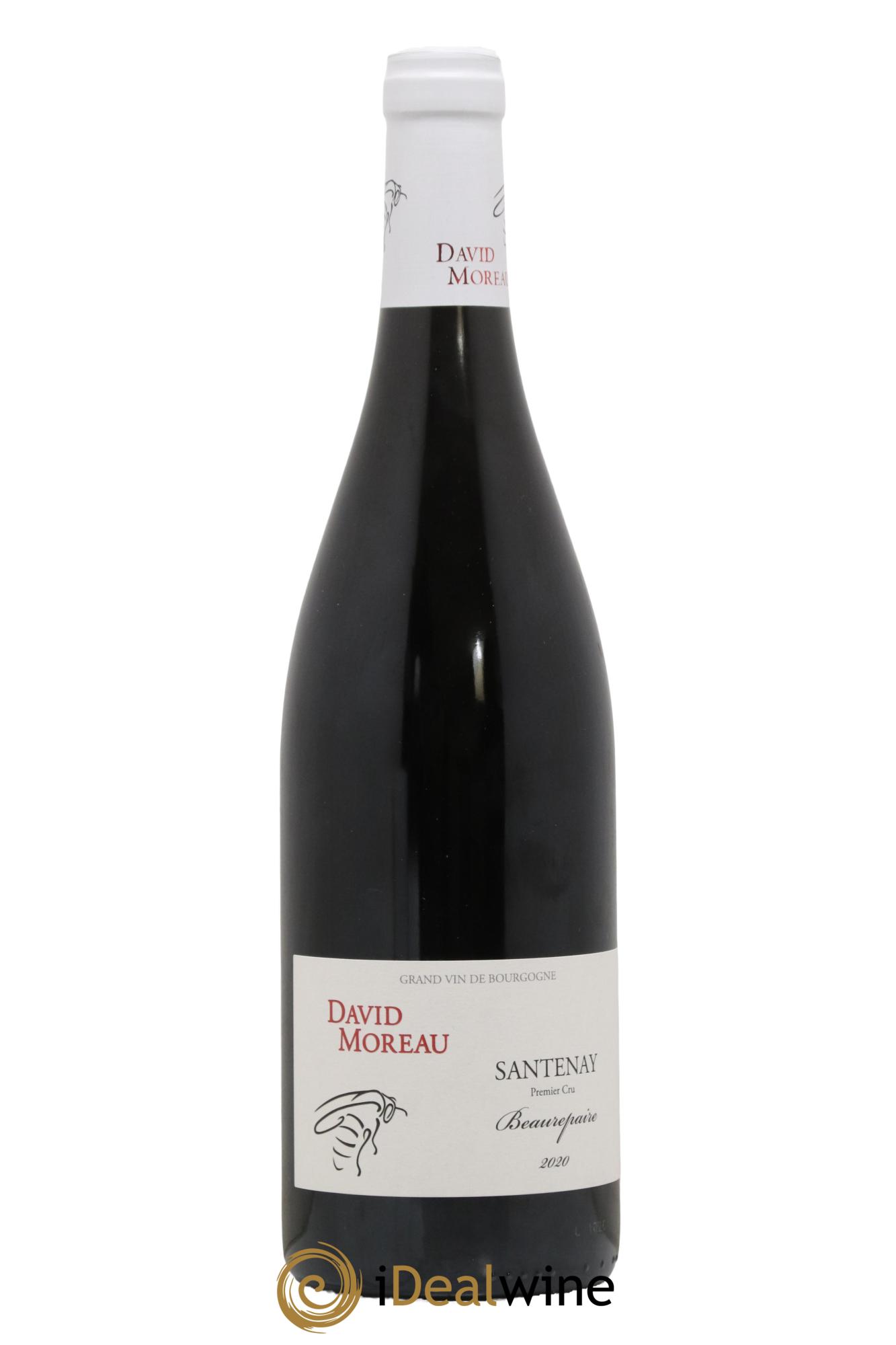 Santenay 1er Cru Beaurepaire David Moreau 2020 - Lot de 1 bouteille - 0