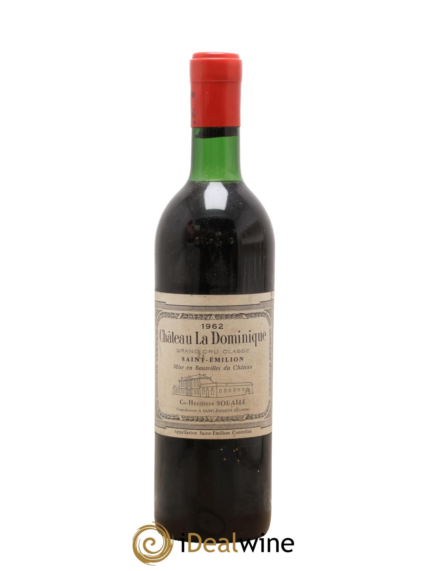 Château la Dominique Grand Cru Classé 1962 - Lotto di 1 bottiglia - 0