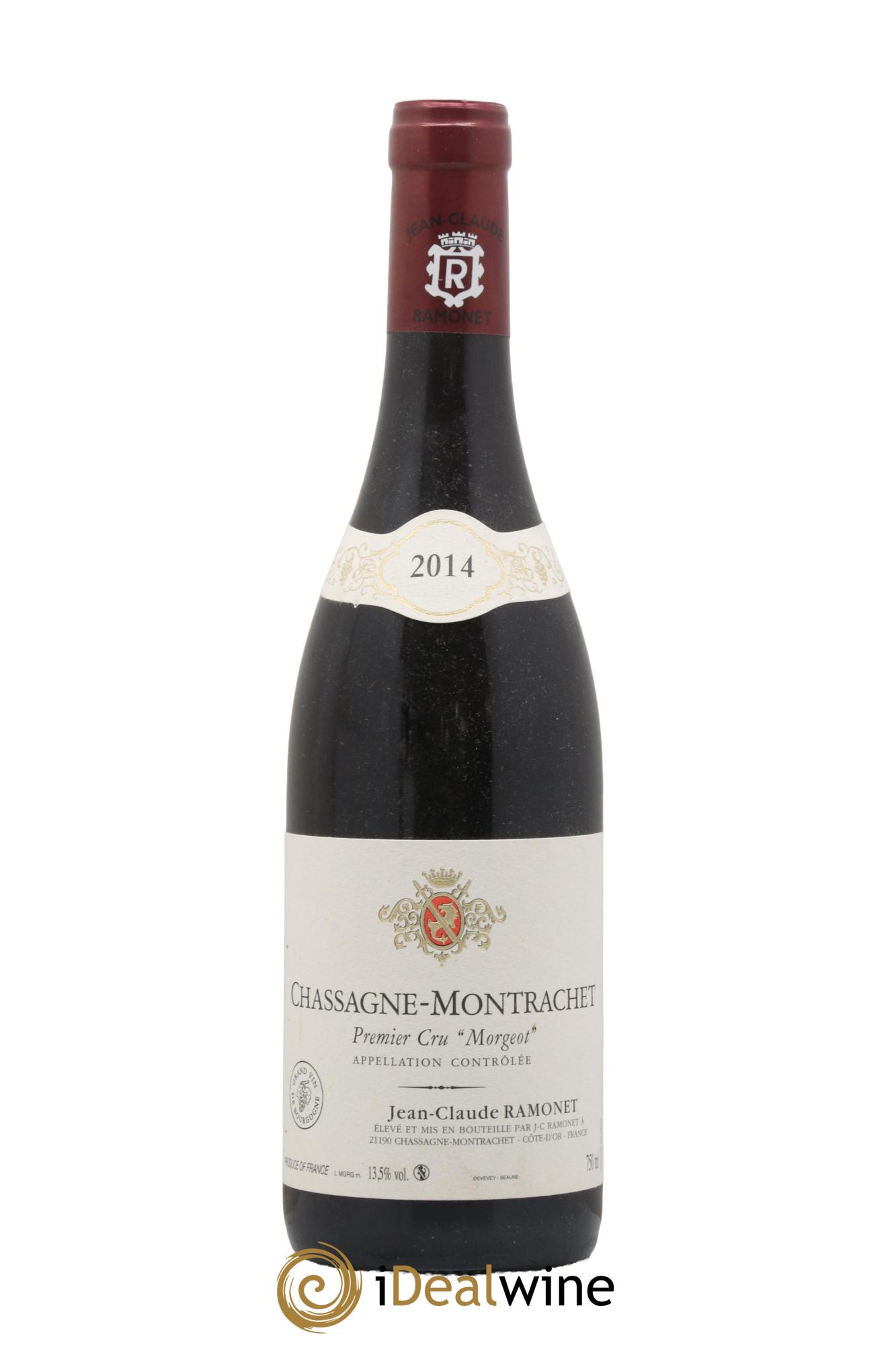 Chassagne-Montrachet 1er Cru Morgeot Ramonet (Domaine) 2014 - Lot de 1 bouteille - 0