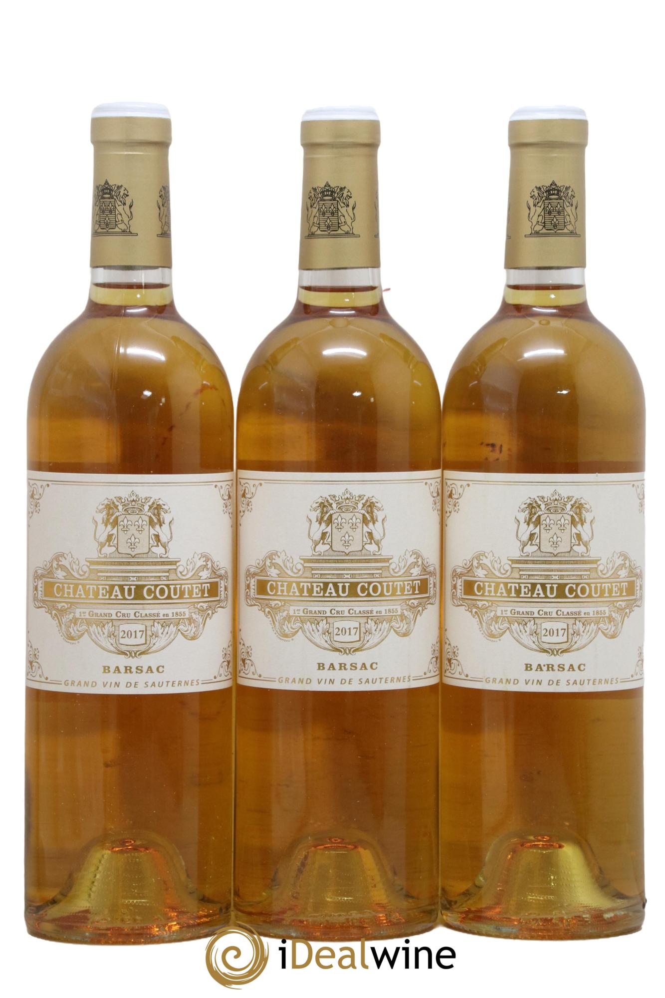 Château Coutet 1er Grand Cru Classé 2017 - Posten von 3 Flaschen - 0