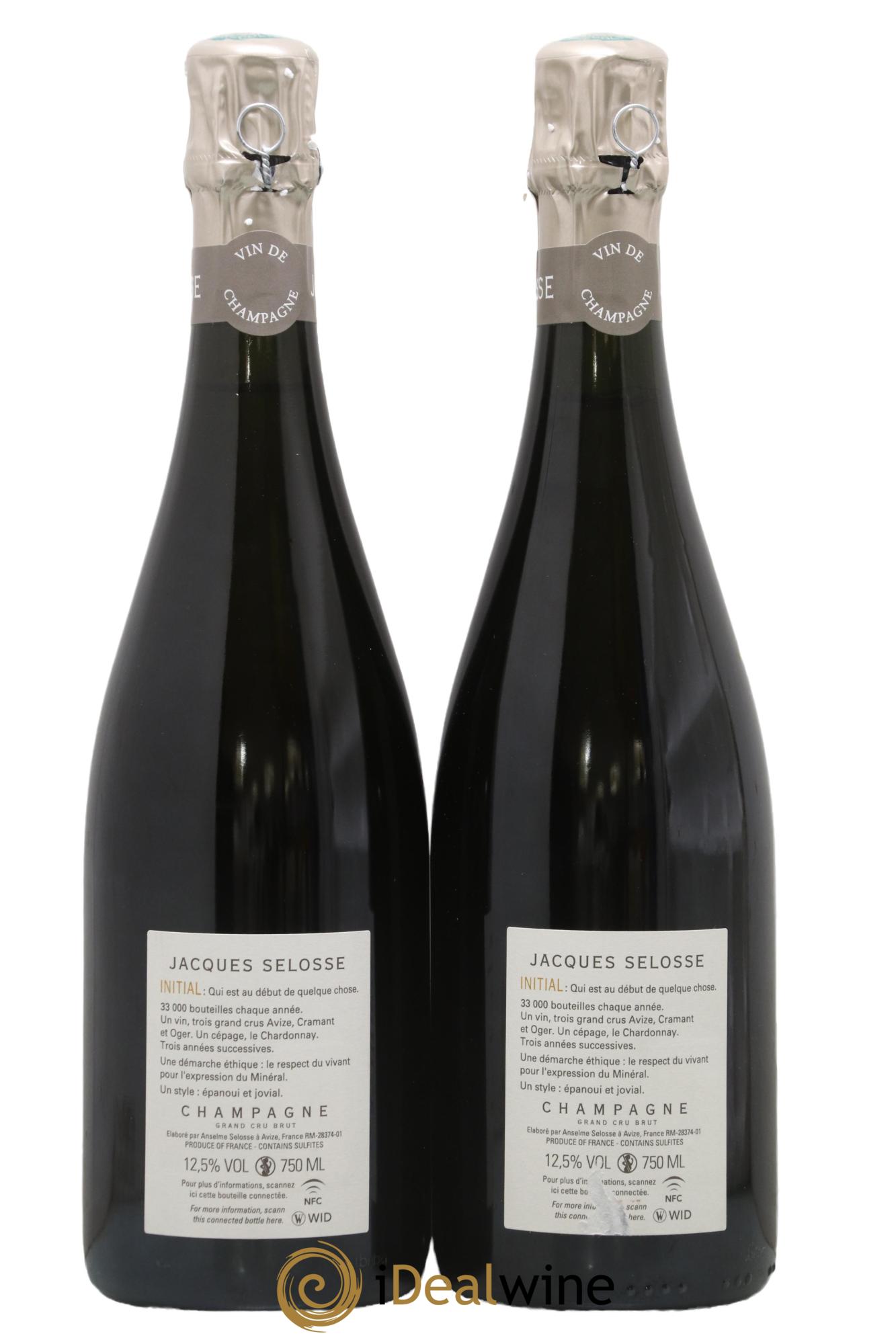 Initial Brut Jacques Selosse - Lot de 2 bouteilles - 1