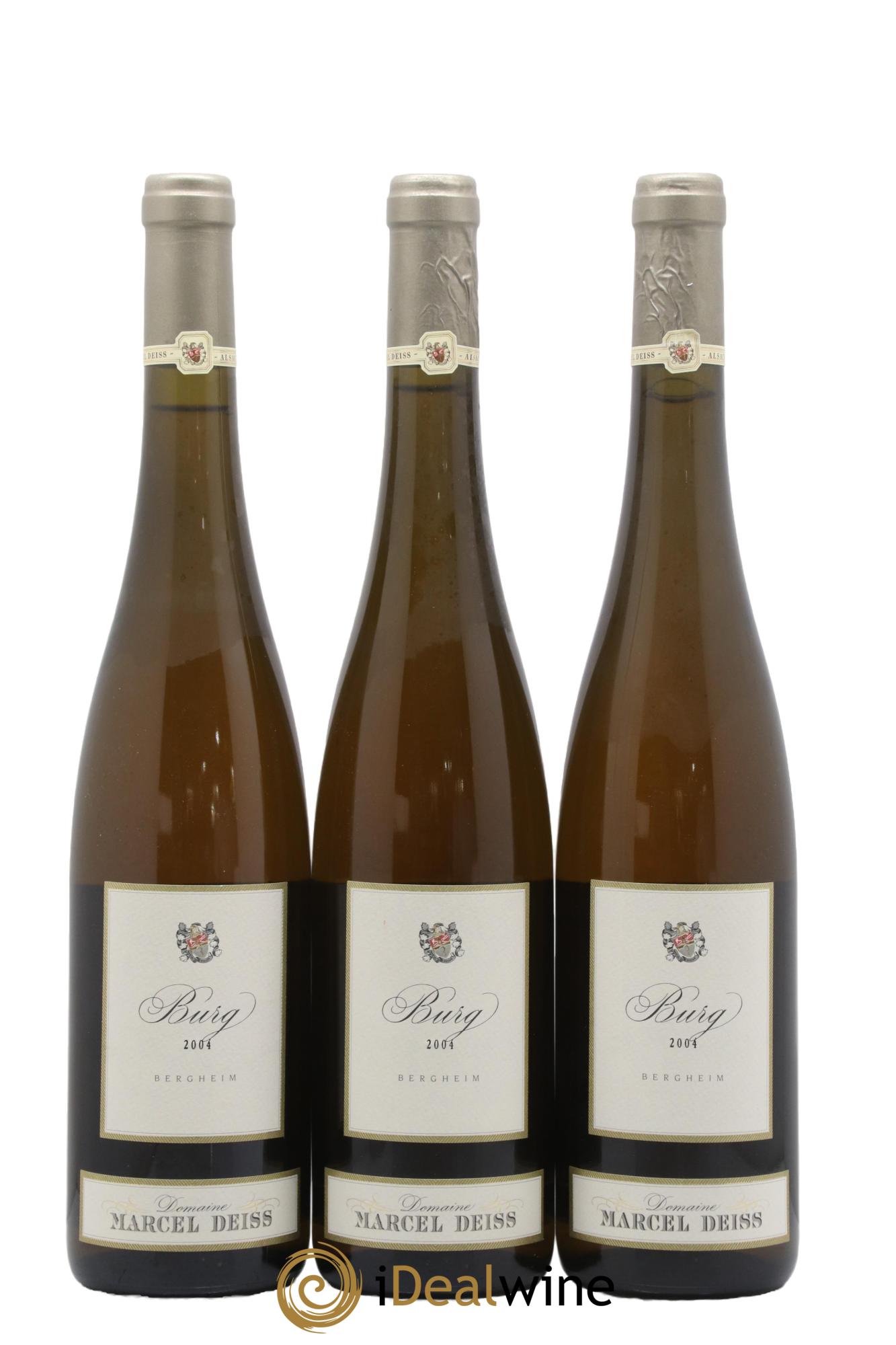 Alsace Burg Marcel Deiss (Domaine) 2004 - Lot de 3 bouteilles - 0