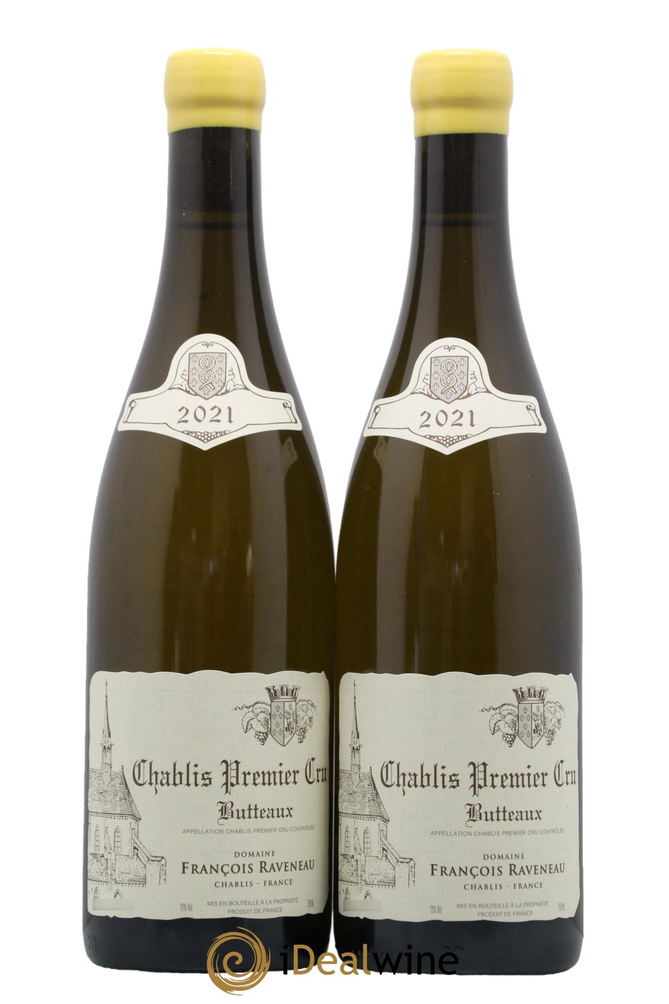 Chablis 1er Cru Butteaux Raveneau (Domaine) 2021 - Lot of 2 bottles - 0