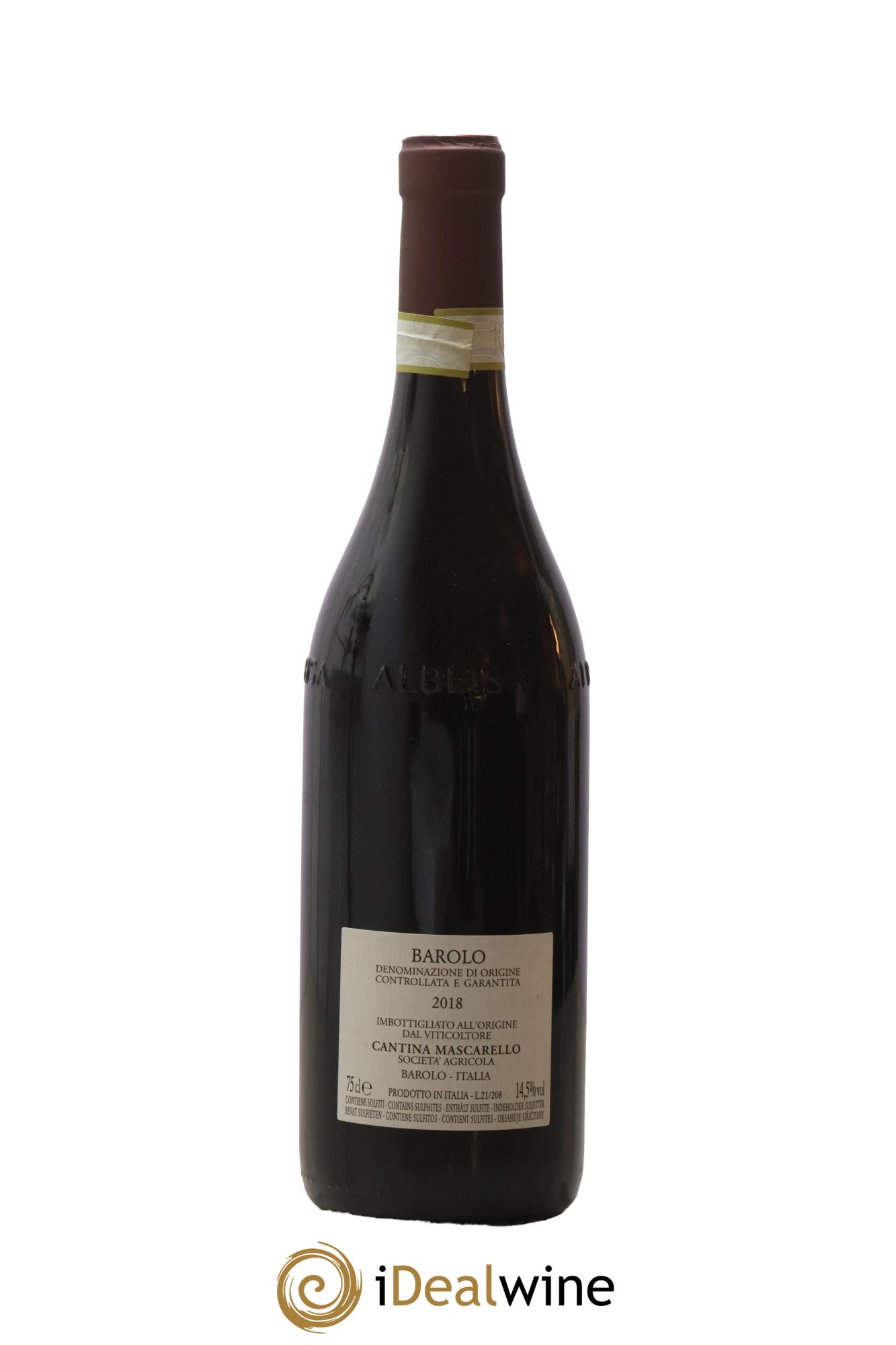 Barolo DOCG Bartolo Mascarello 2018 - Posten von 1 Flasche - 1