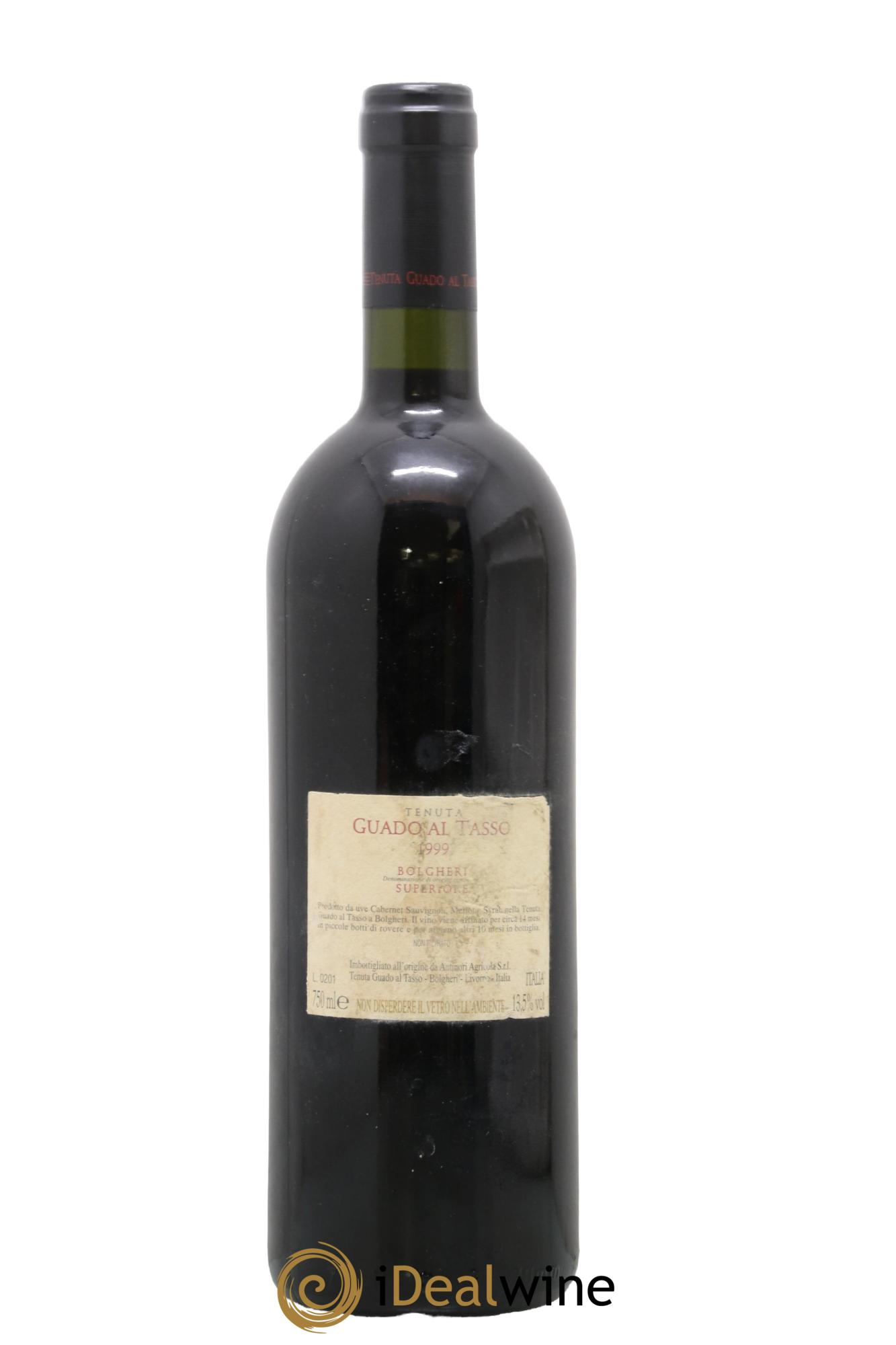 Bolgheri Superiore DOC Guado al Tasso Tenuta Guado al Tasso - Marchesi Antinori 1999 - Lot of 1 bottle - 1