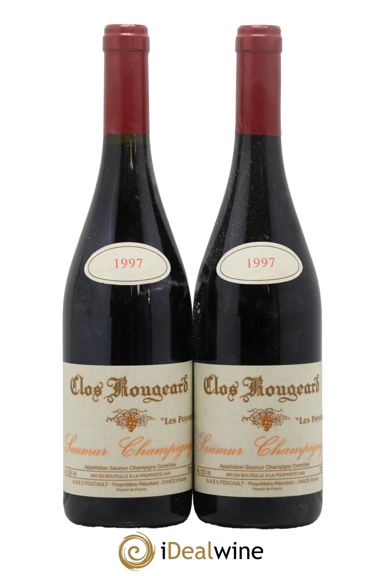 Saumur-Champigny Les Poyeux Clos Rougeard 1997 - Lot of 2 bottles - 0