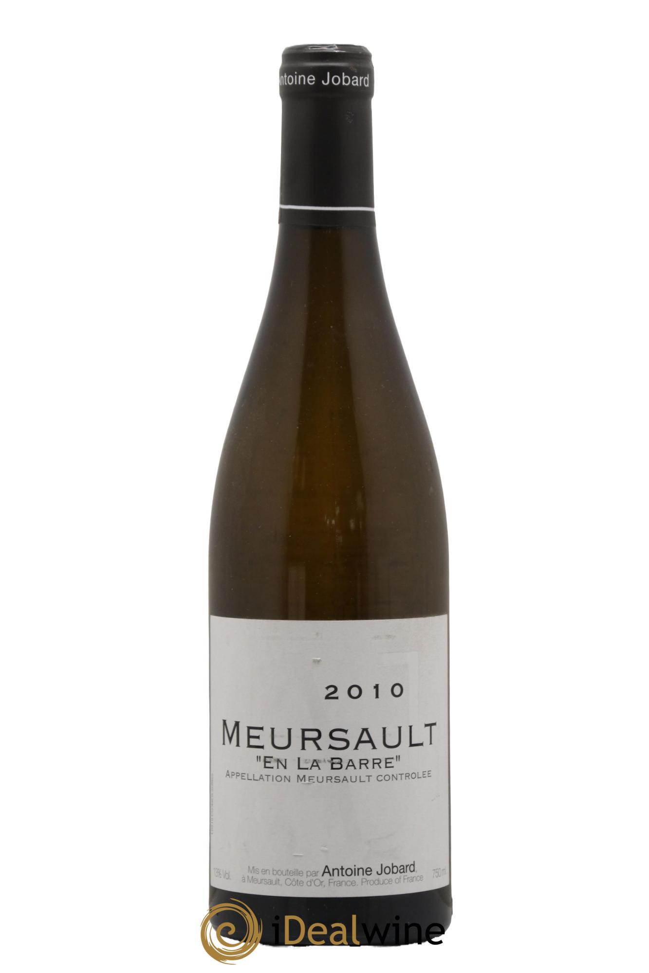 Meursault En la Barre François et Antoine Jobard (Domaine) 2010 - Lot de 1 bouteille - 0
