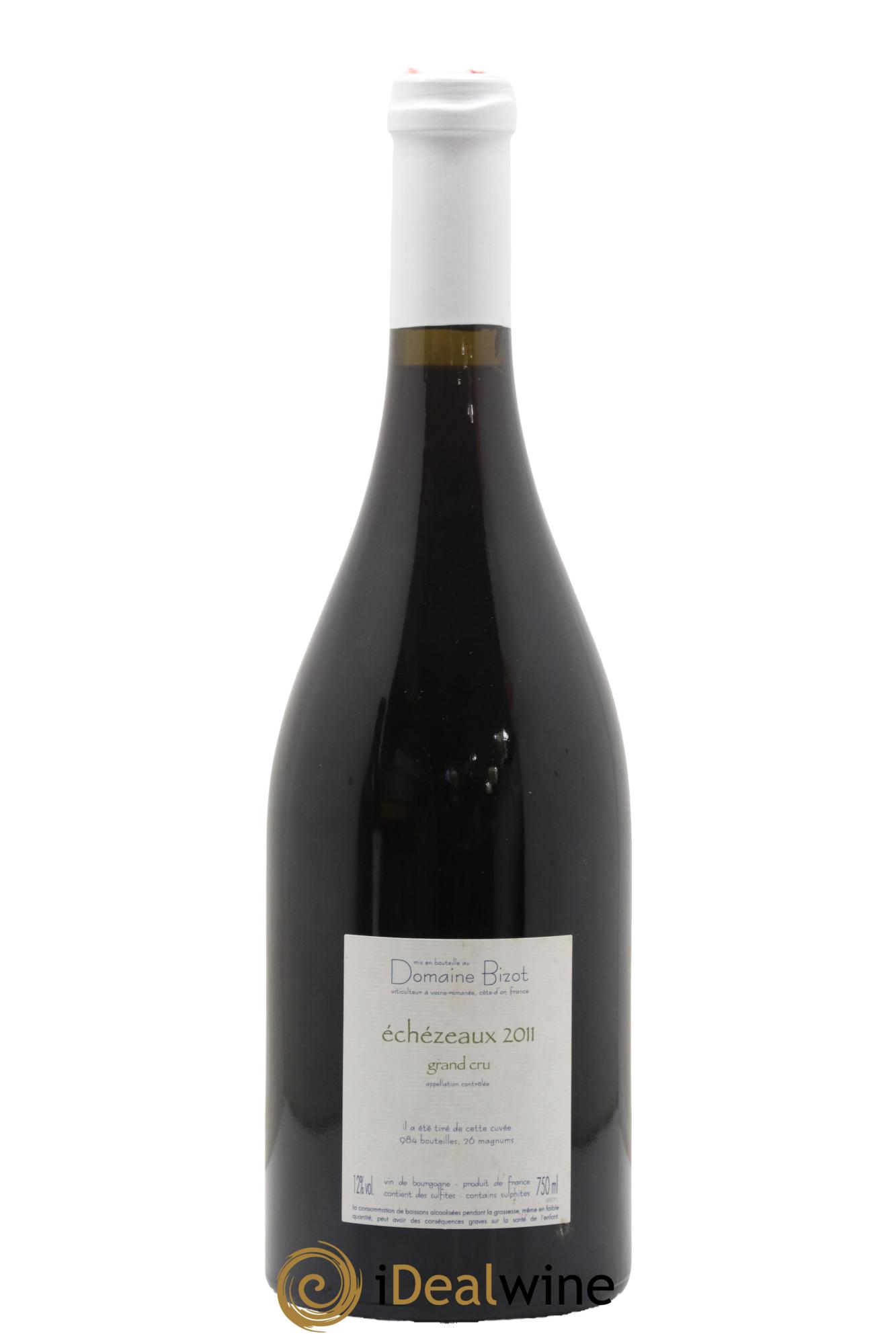 Echezeaux Grand Cru Bizot (Domaine) 2011 - Lot de 1 bouteille - 1