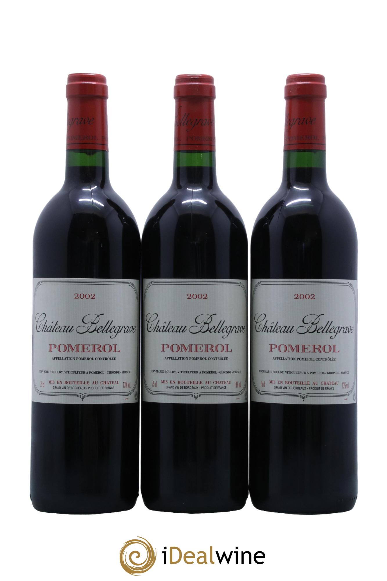 Château Bellegrave 2002 - Lot de 12 bouteilles - 2