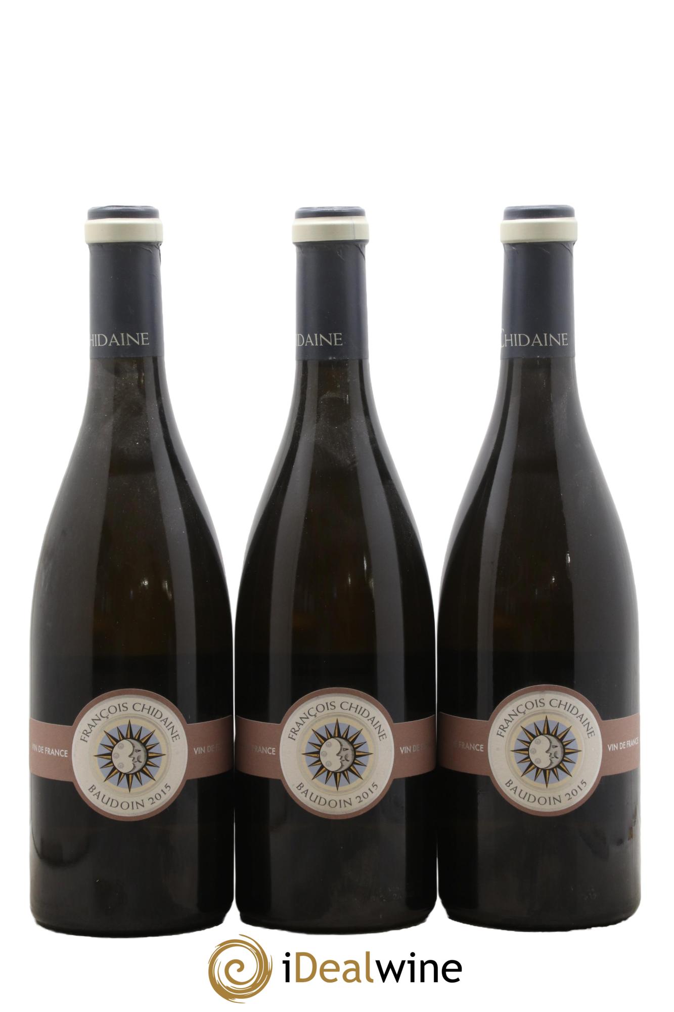 Vin de France Baudoin François Chidaine 2015 - Lot de 3 bouteilles - 0
