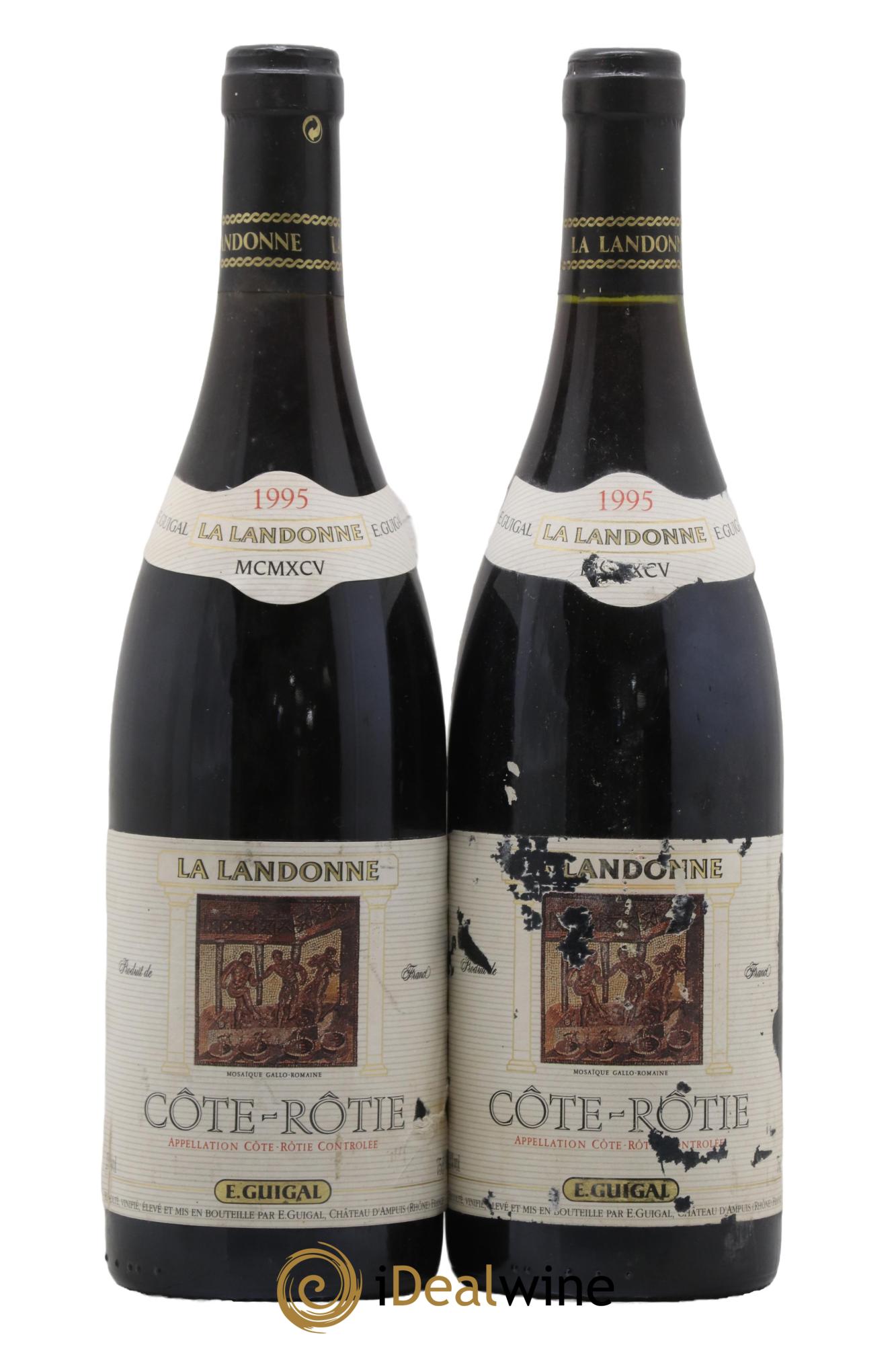 Côte-Rôtie La Landonne Guigal 1995 - Lot de 2 bouteilles - 0