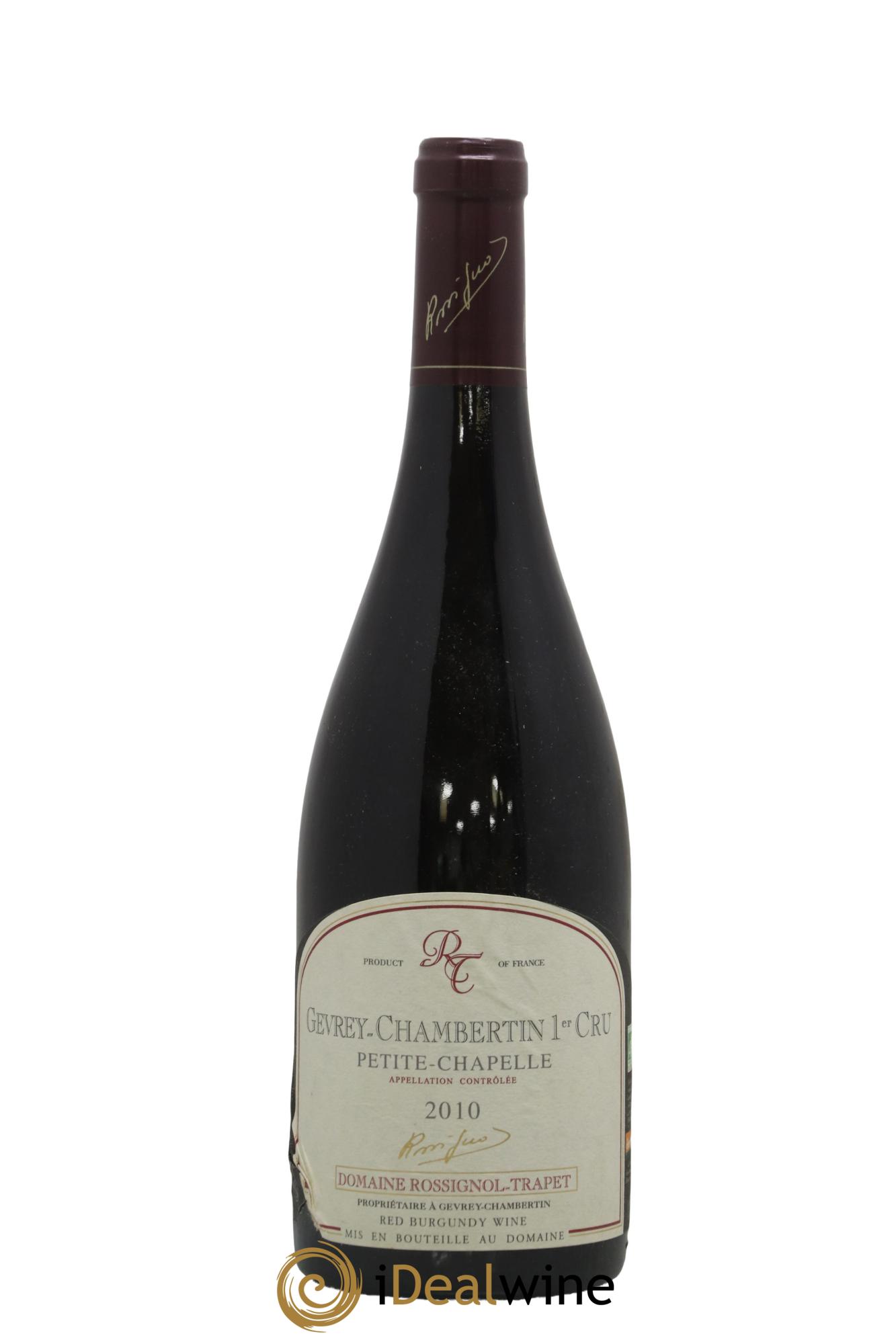 Gevrey-Chambertin 1er Cru Petite Chapelle Rossignol-Trapet (Domaine) 2010 - Lot of 1 bottle - 0