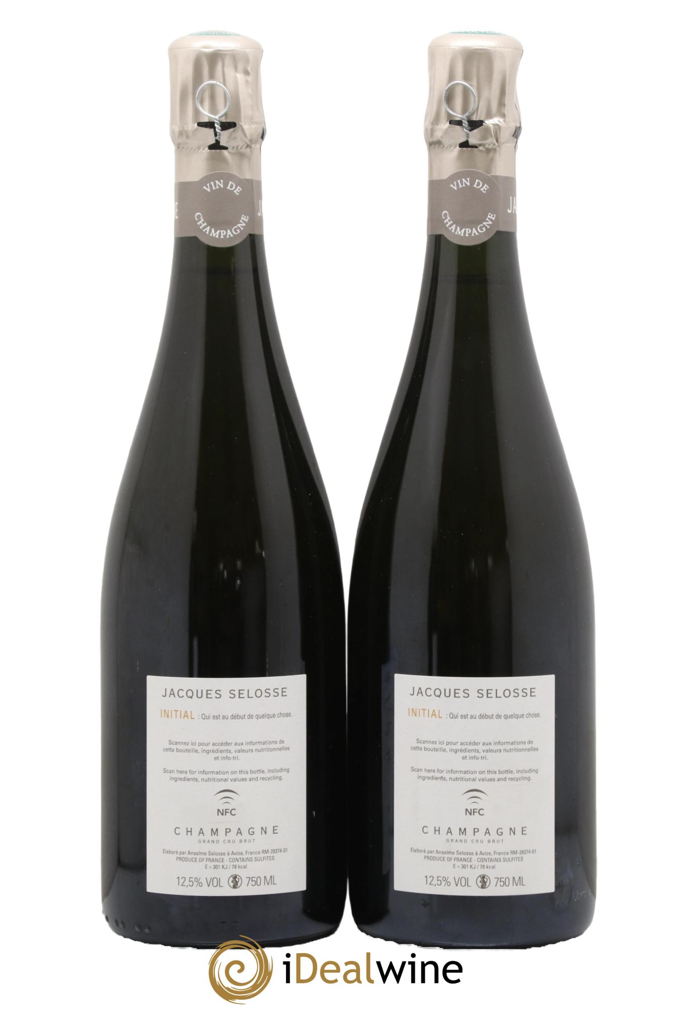 Initial Brut Jacques Selosse - Lot of 2 bottles - 1