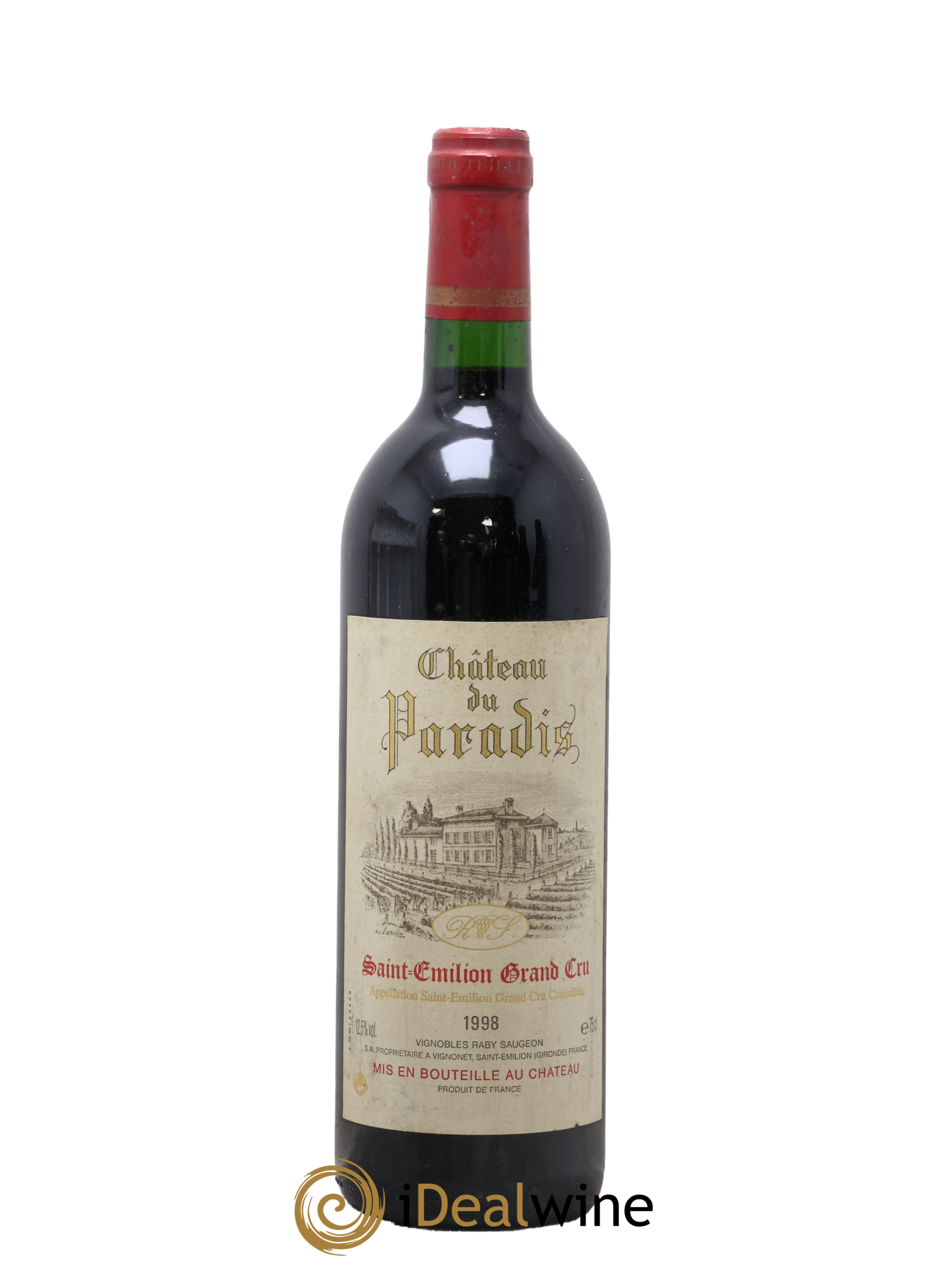 Saint-Émilion Grand Cru Château Du Paradis 1998 - Lot of 1 bottle - 0