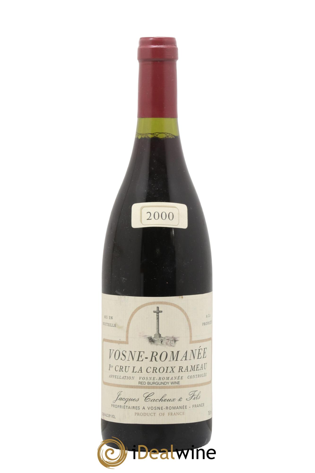 Vosne-Romanée 1er Cru La Croix Rameau Jacques Cacheux & Fils 2000 - Lot de 1 bouteille - 0