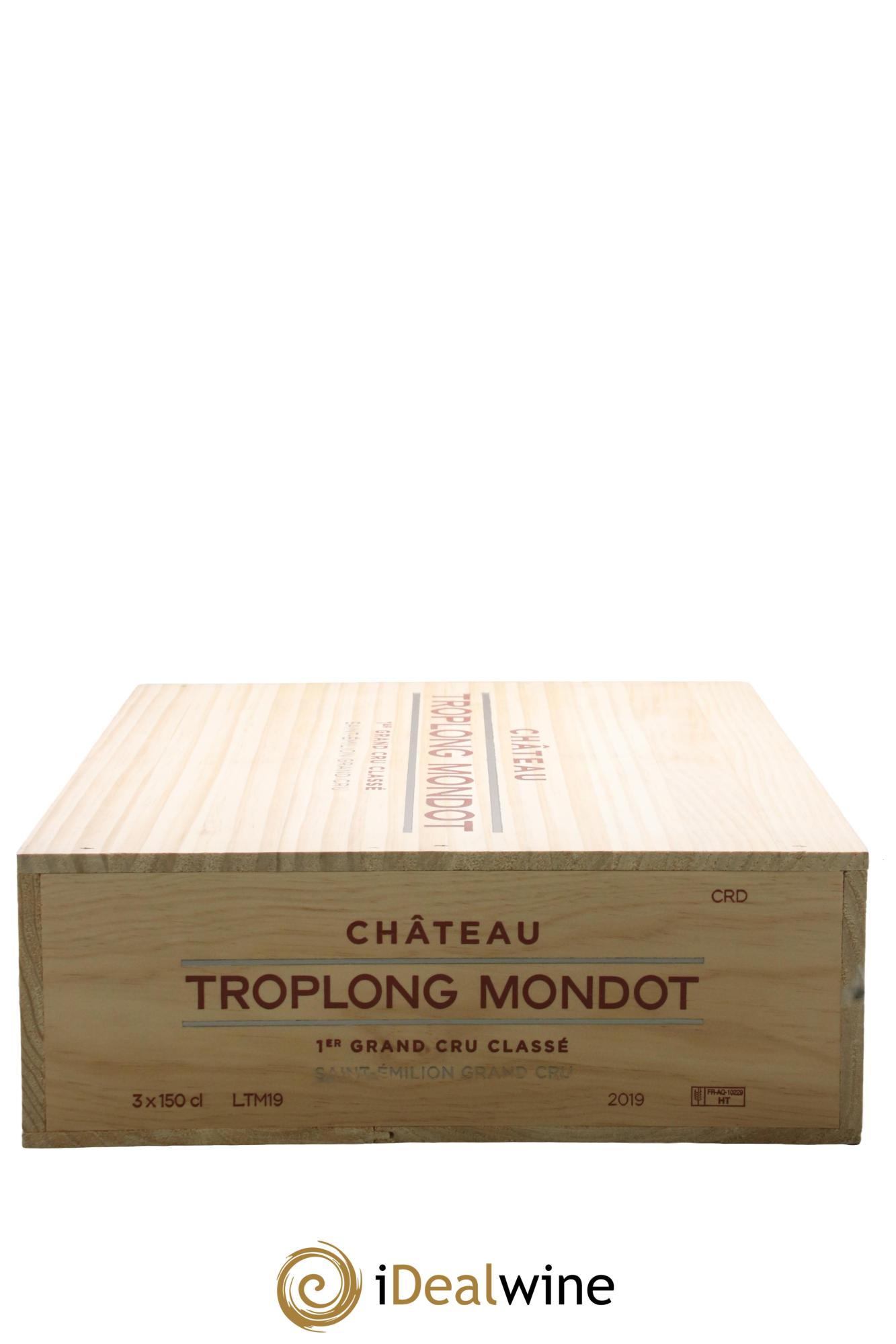 Château Troplong Mondot 1er Grand Cru Classé B 2019 - Posten von 3 Magnum - 1