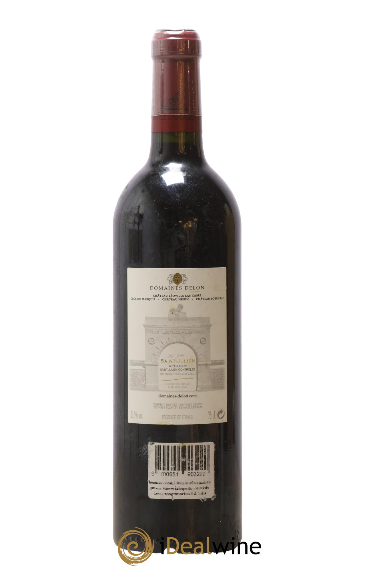Château Léoville Las Cases 2ème Grand Cru Classé 2015 - Lot de 1 bouteille - 1