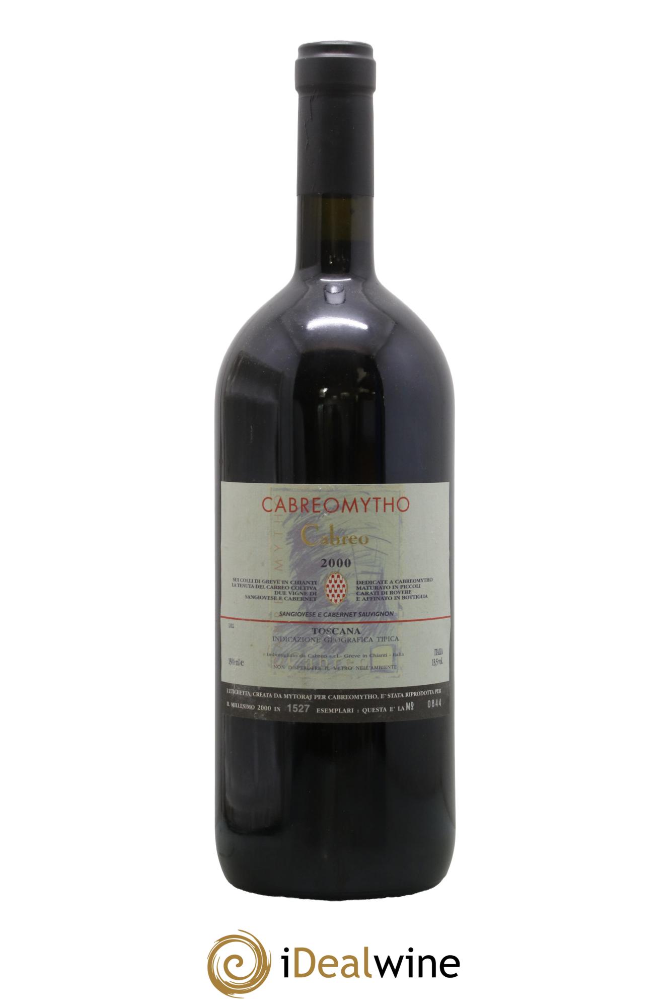 Toscana IGT Cabreomytho Cabreo 2000 - Posten von 1 Magnum - 1
