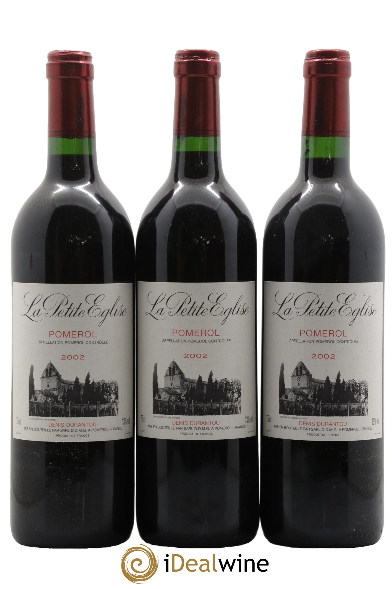 La Petite Eglise 2002 - Lot de 3 bouteilles - 0