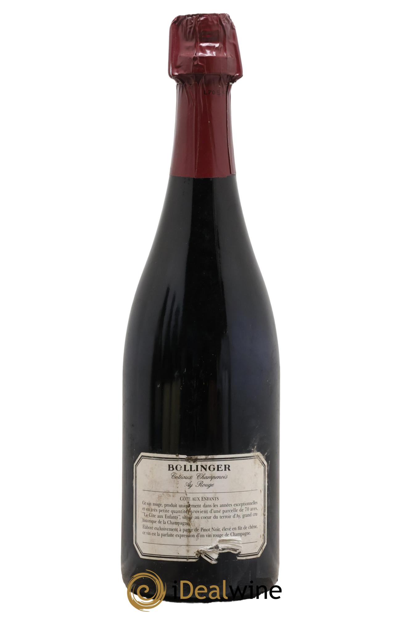 La Côte Aux Enfants Bollinger 1990 - Lotto di 1 bottiglia - 1