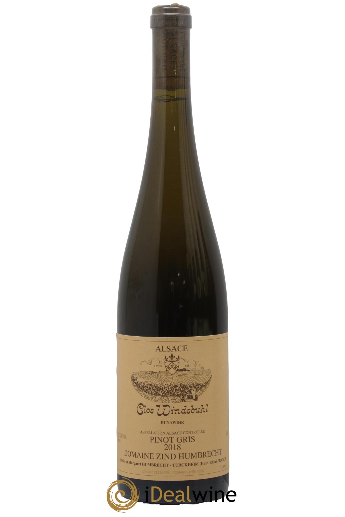 Alsace Pinot Gris Clos Windsbuhl Zind-Humbrecht (Domaine) 2018 - Posten von 1 Flasche - 0