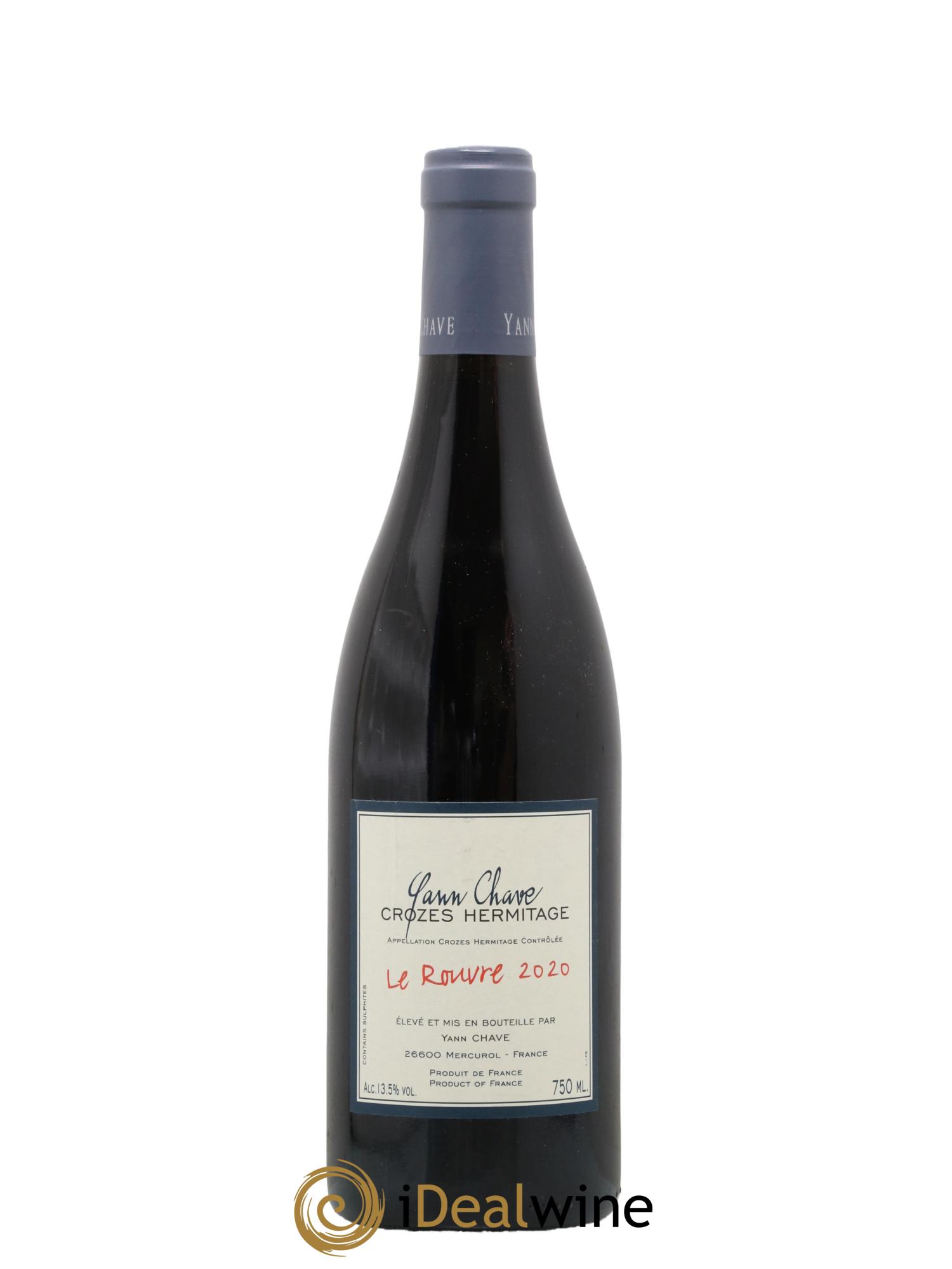 Crozes-Hermitage Le Rouvre Yann Chave 2020 - Lot de 1 bouteille - 0
