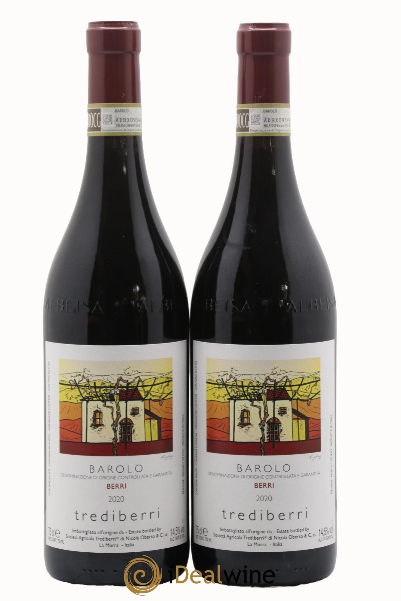 Barolo DOCG Berri Trediberri 2020 - Lotto di 2 bottiglie - 0