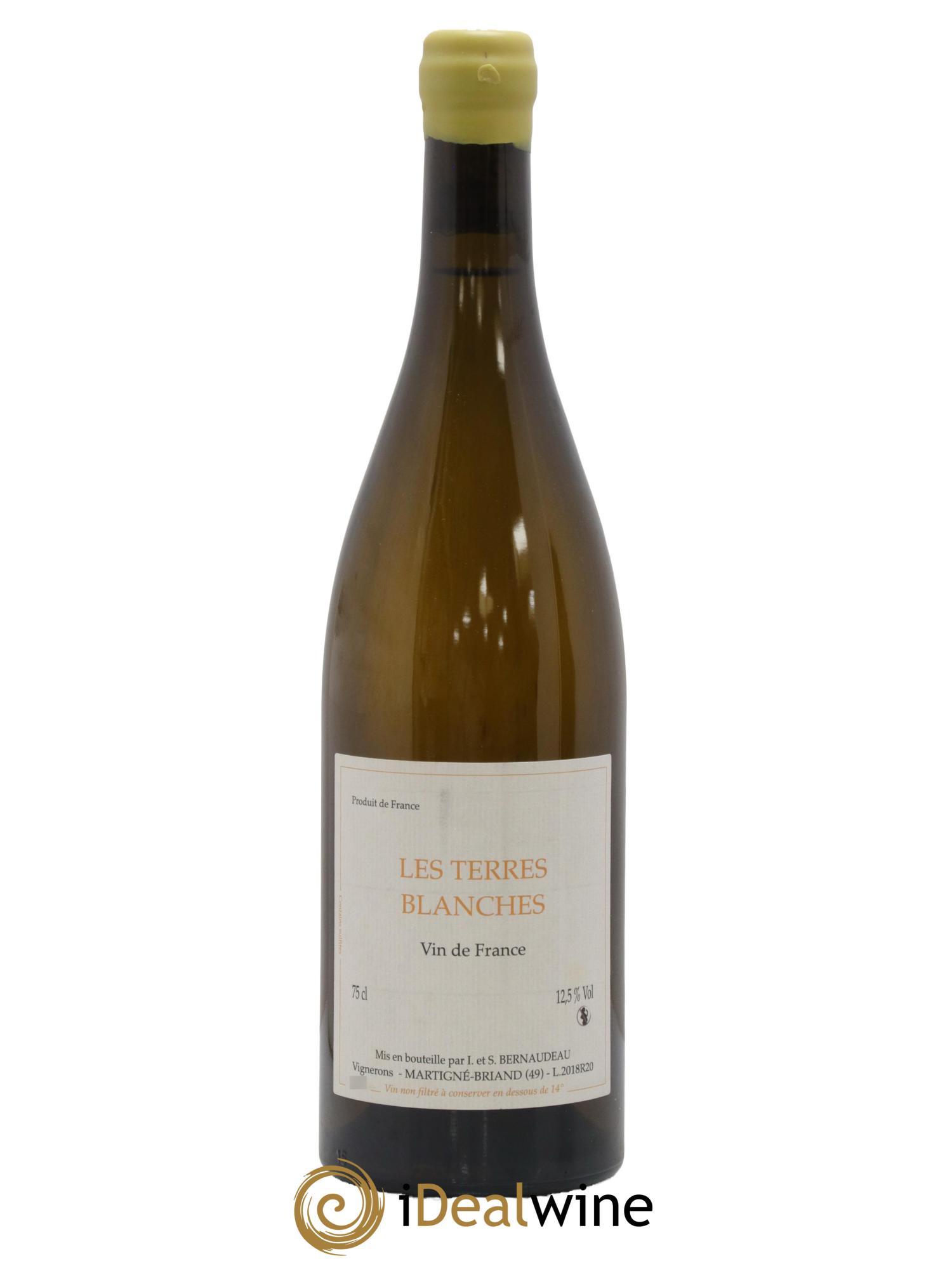 Vin de France Les Terres Blanches Stéphane Bernaudeau 2018 - Posten von 1 Flasche - 0